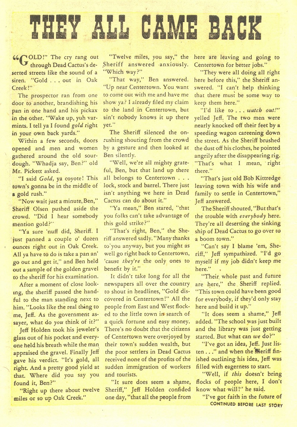 Read online Wyatt Earp comic -  Issue #7 - 8