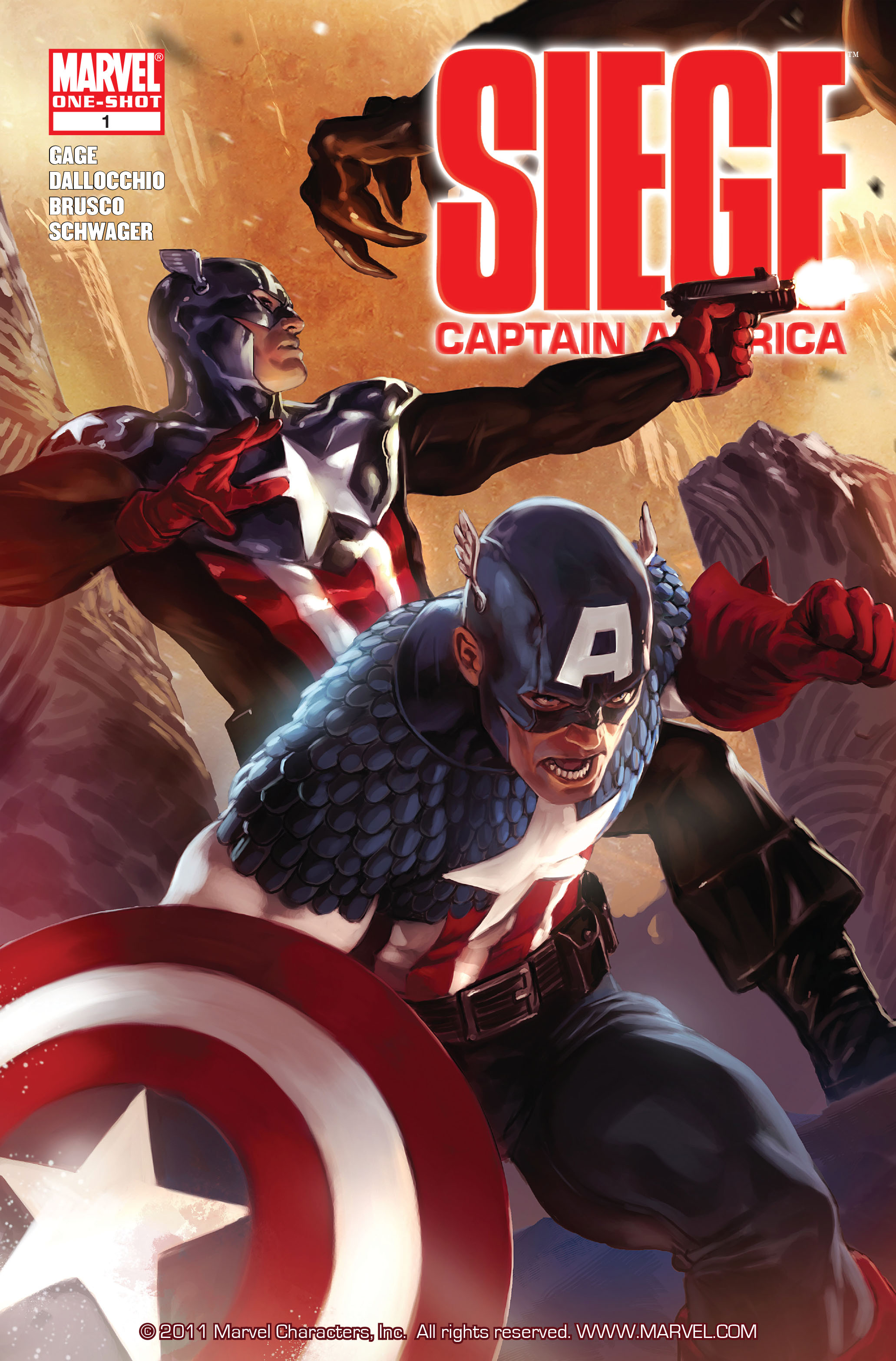 Read online Siege: Captain America comic -  Issue # Full - 1