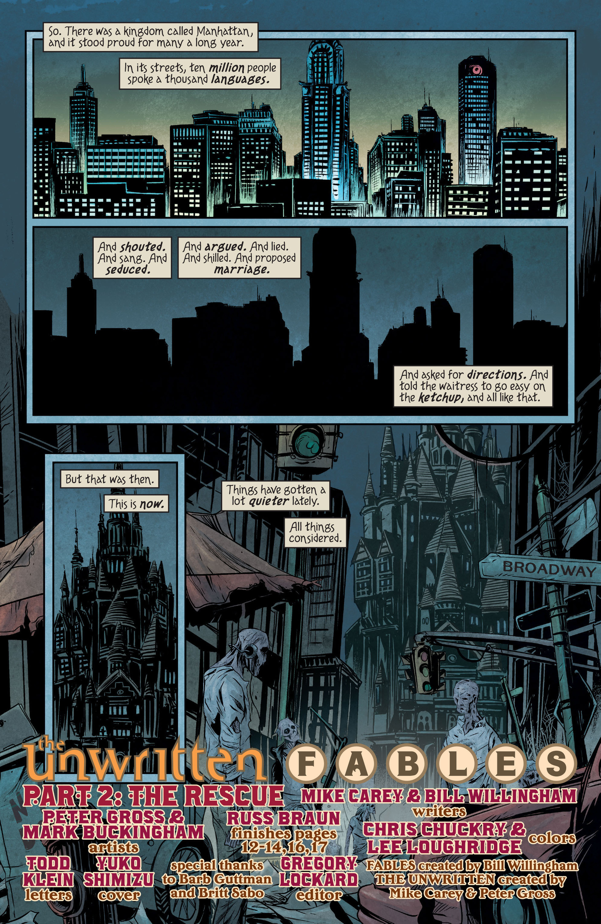 Read online The Unwritten comic -  Issue #51 - 2