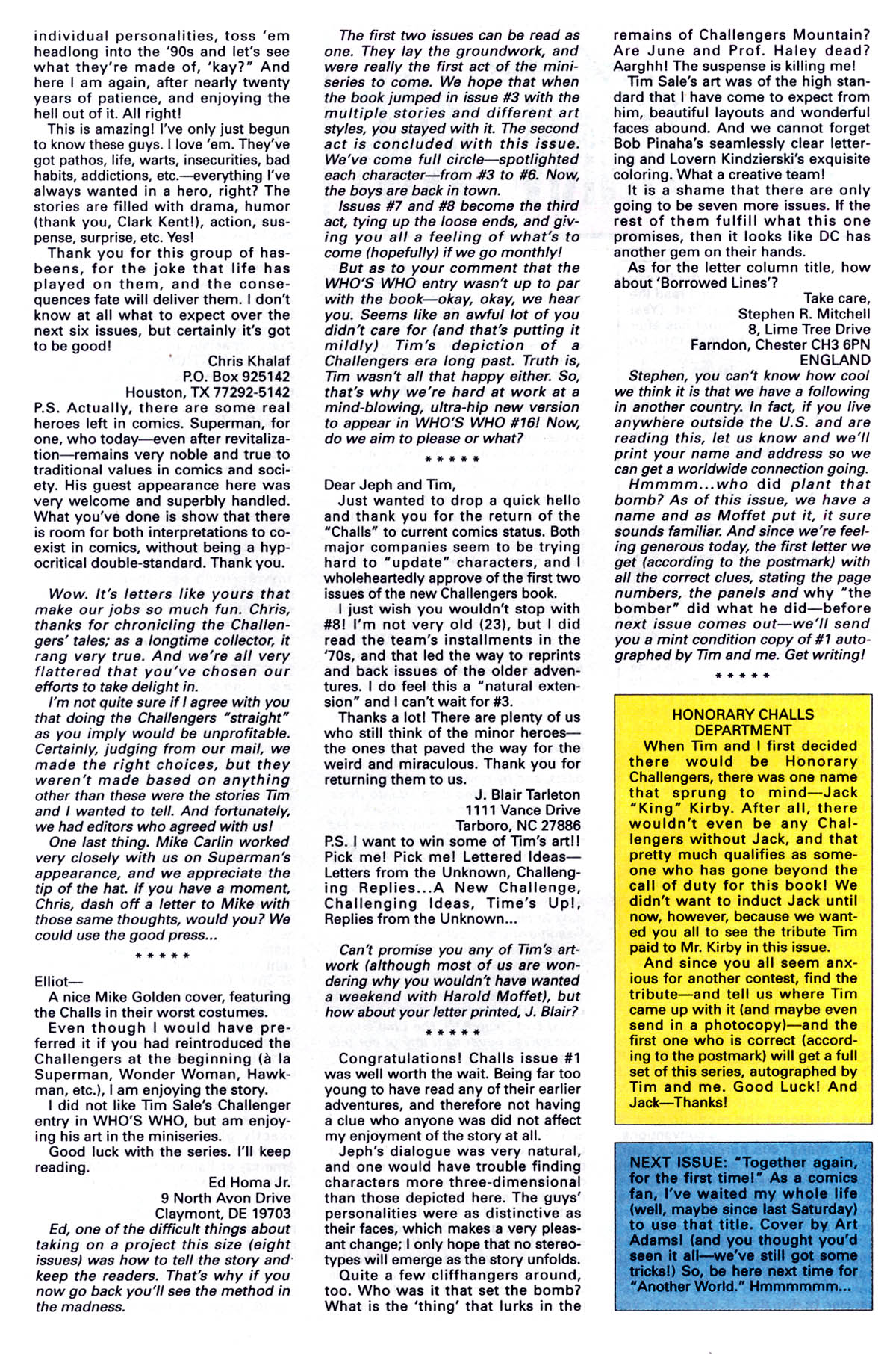 Read online Challengers of the Unknown (1991) comic -  Issue #6 - 28
