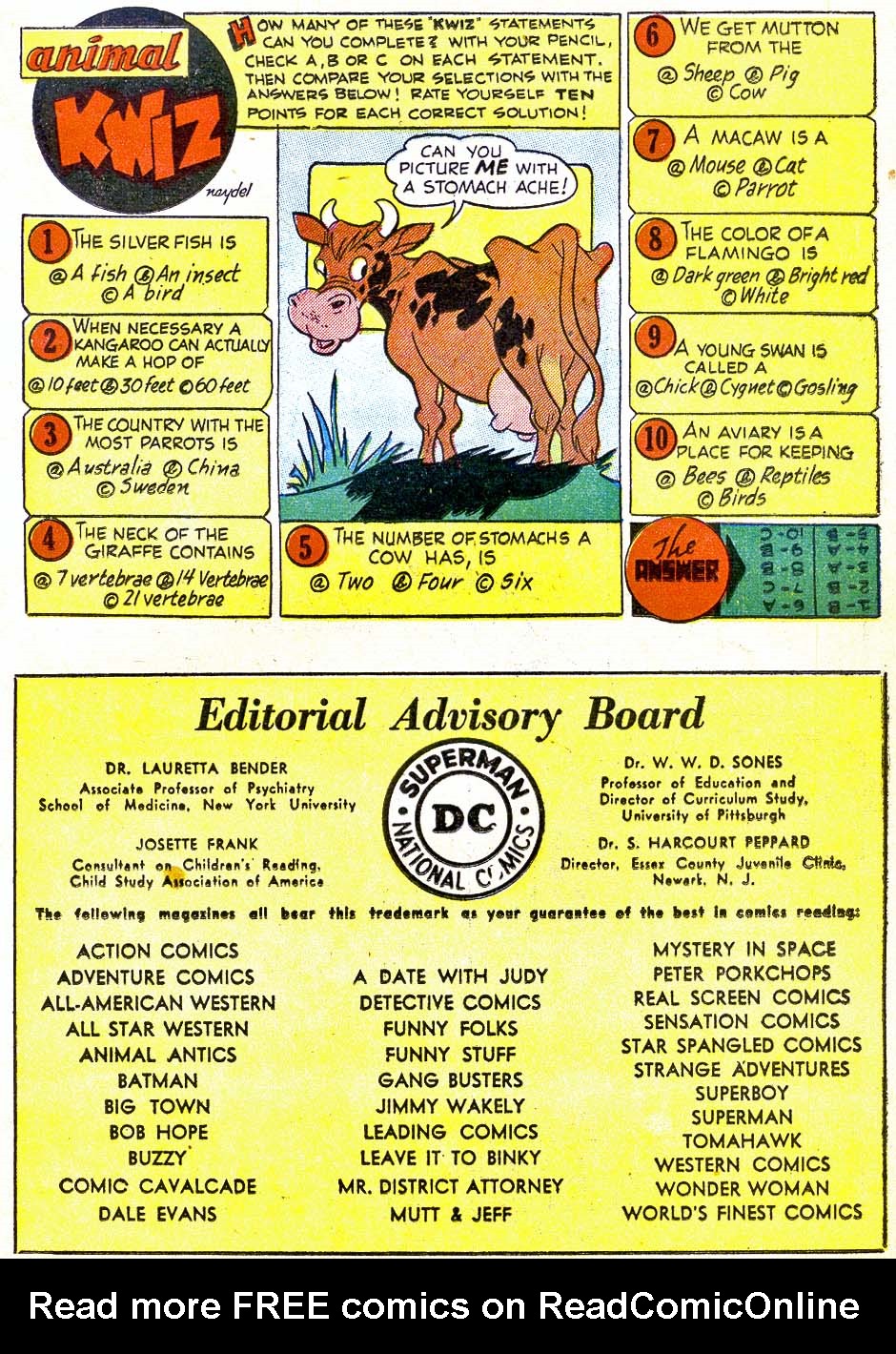 Read online Animal Antics comic -  Issue #32 - 33