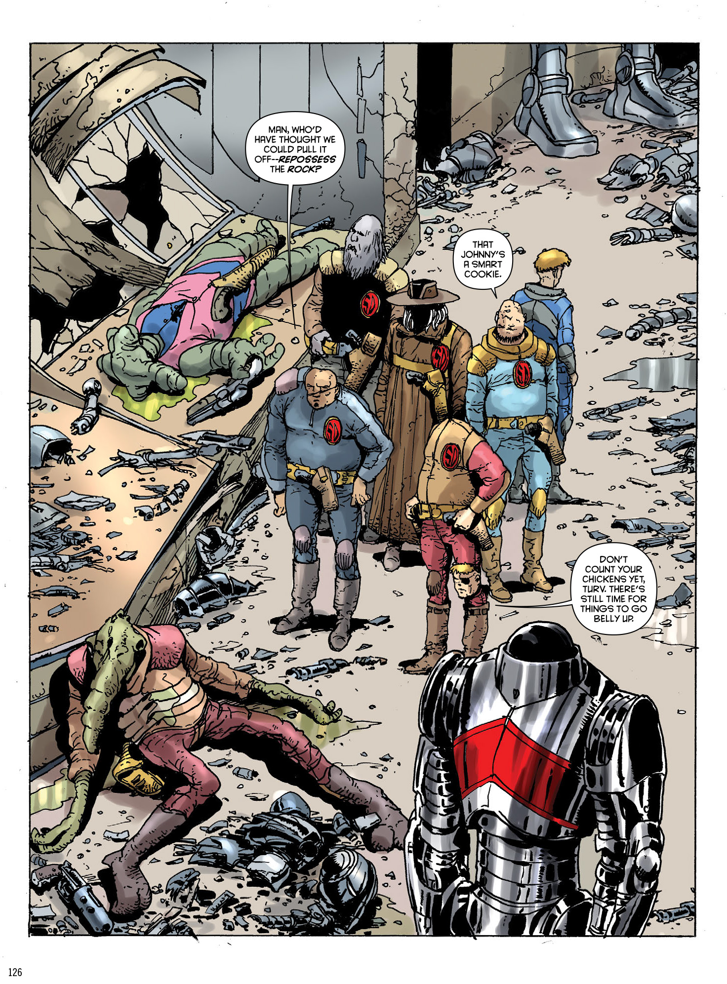 Read online Strontium Dog: Repo Men comic -  Issue # TPB - 128