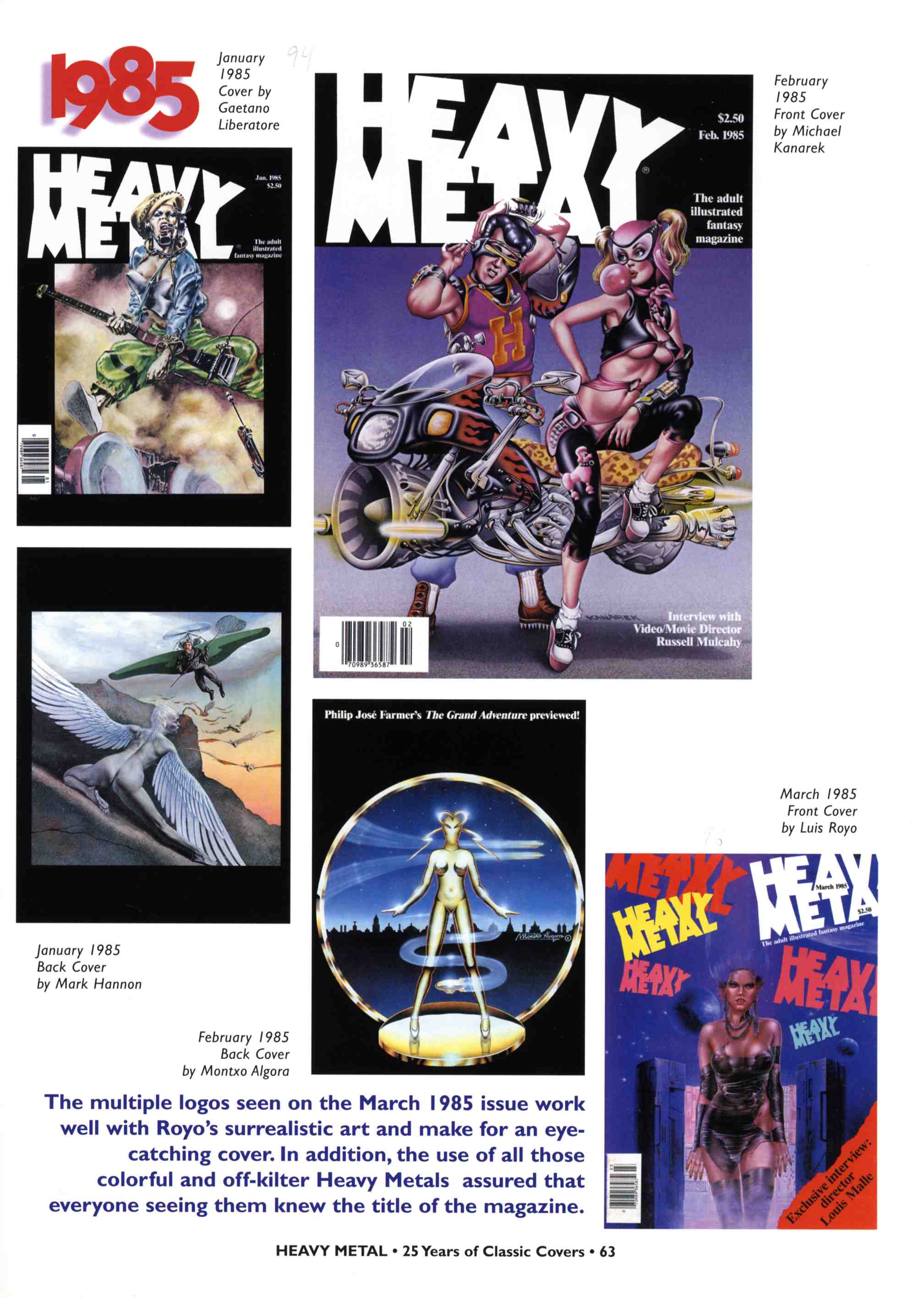 Read online Heavy Metal: 25 Years of Classic Covers comic -  Issue # TPB - 69