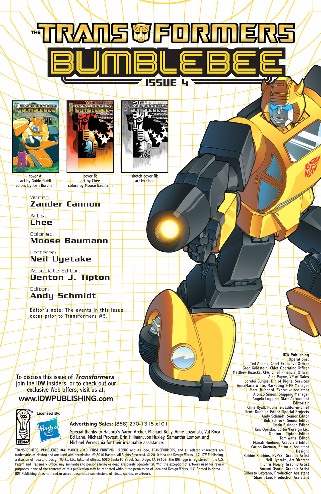 Read online The Transformers: Bumblebee comic -  Issue #4 - 4
