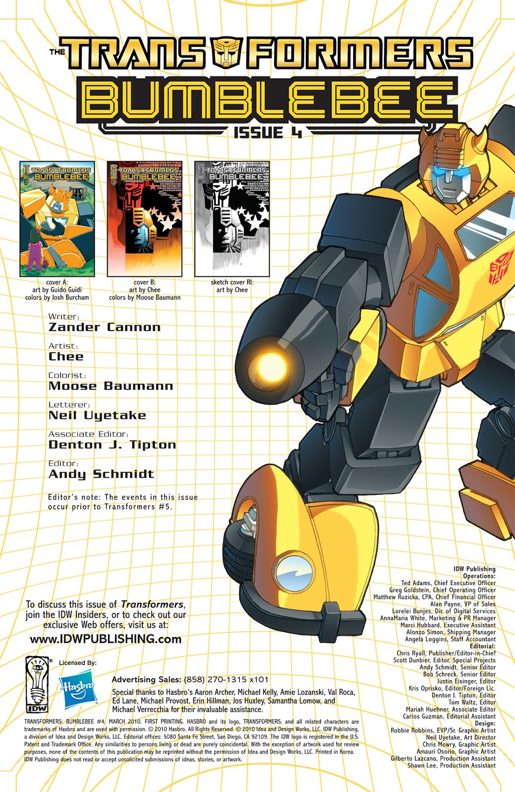 The Transformers: Bumblebee issue 4 - Page 4