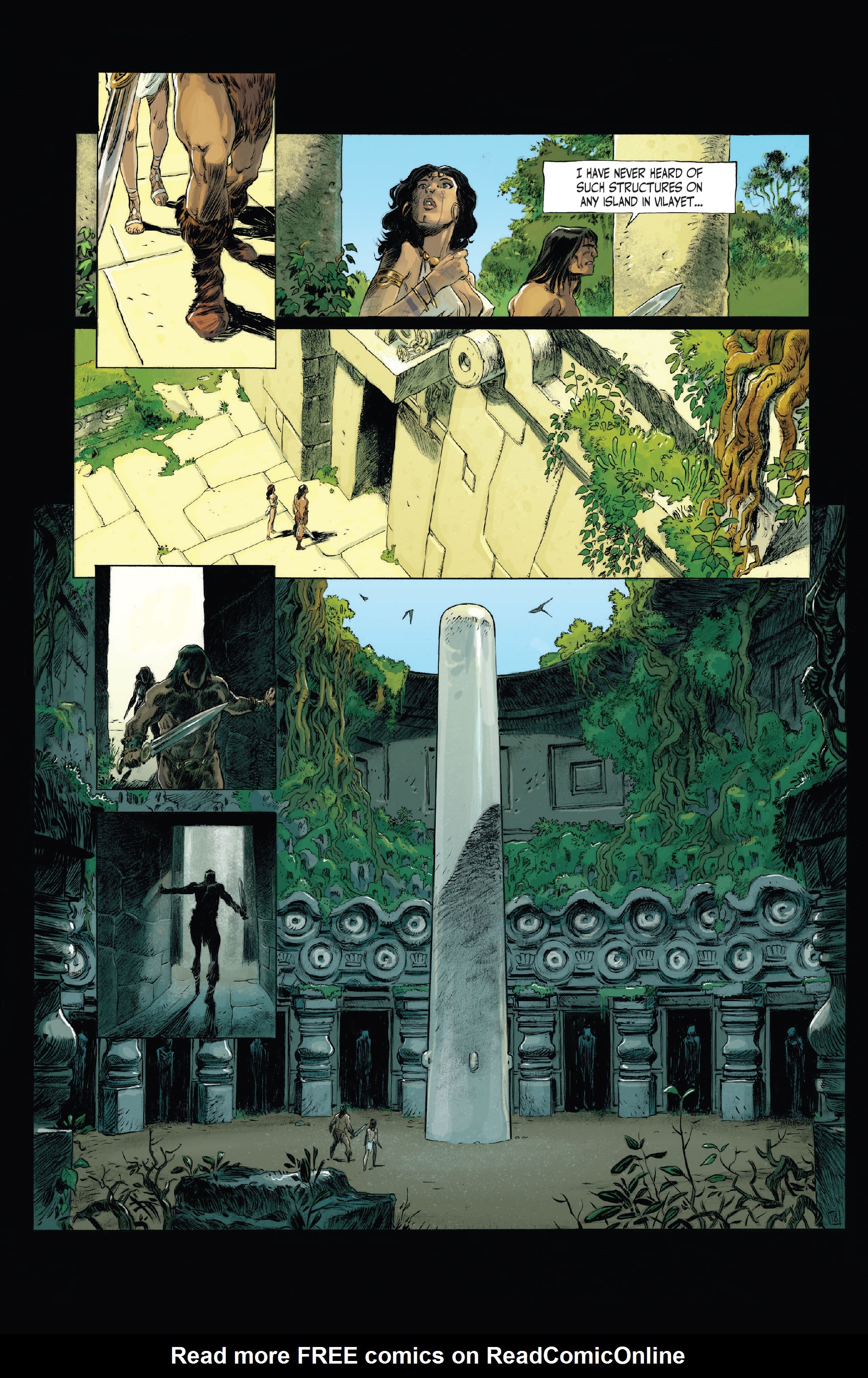 Read online The Cimmerian: Iron Shadows in the Moon comic -  Issue #1 - 20