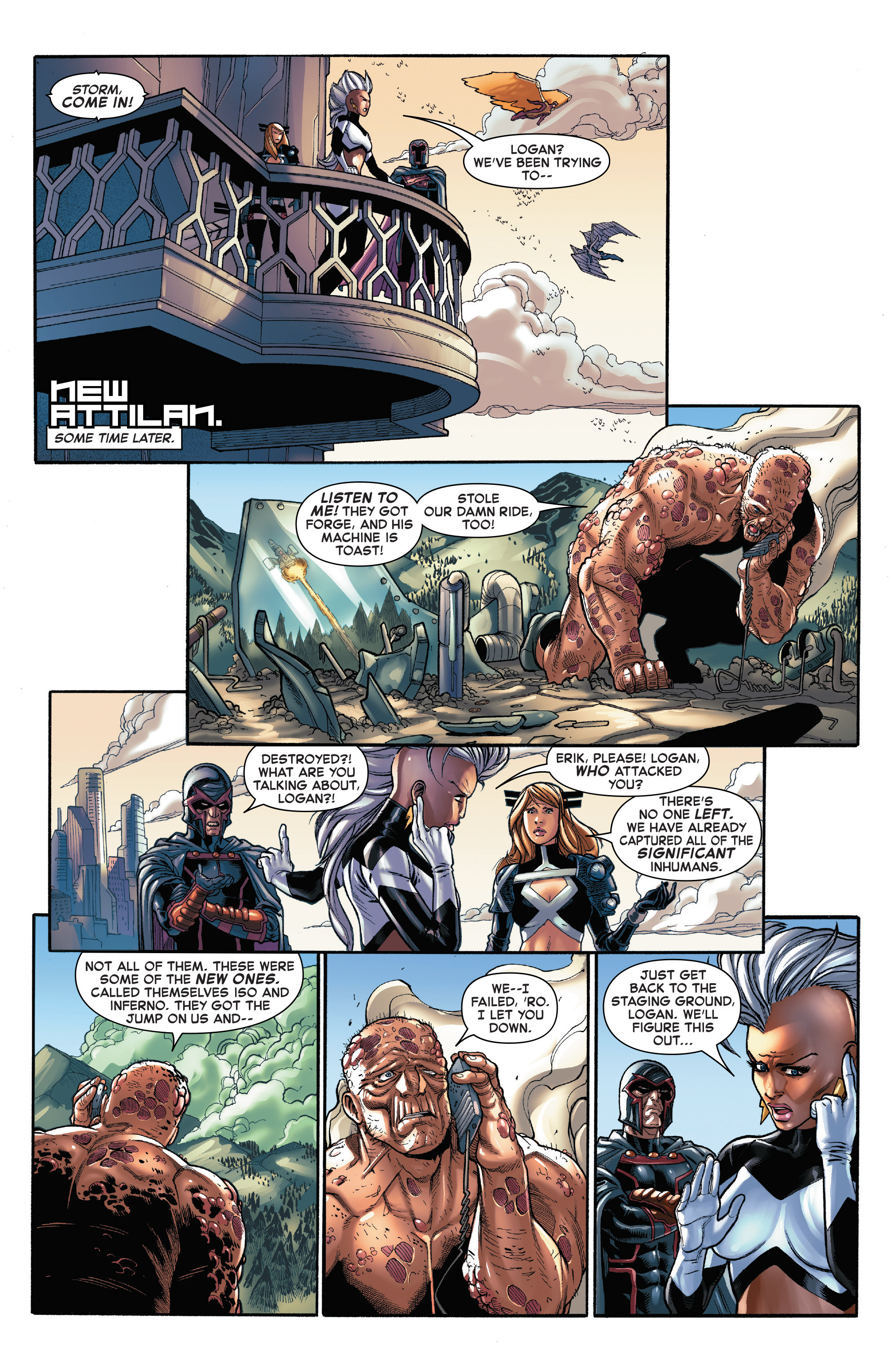 Read online Inhumans Vs. X-Men comic -  Issue #3 - 9