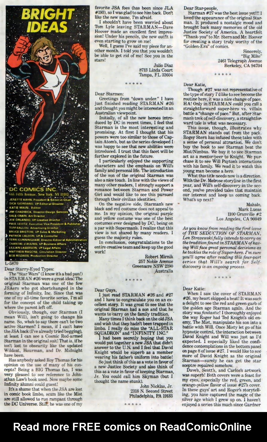 Read online Starman (1988) comic -  Issue #30 - 24