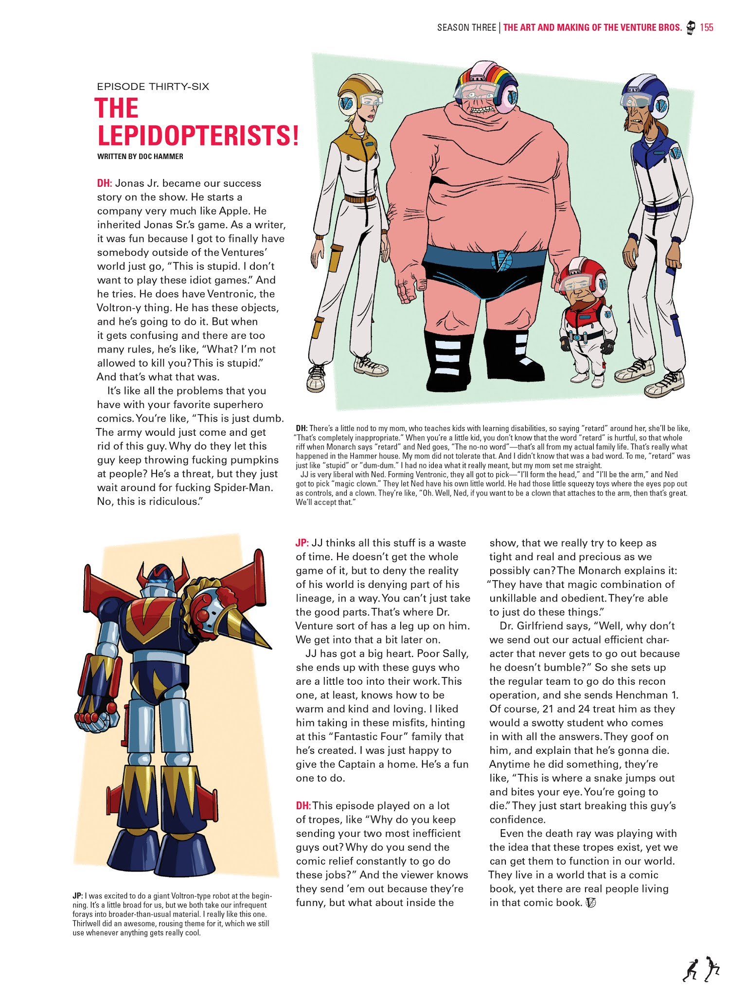 Read online Go Team Venture!: The Art and Making of The Venture Bros. comic -  Issue # TPB (Part 2) - 54