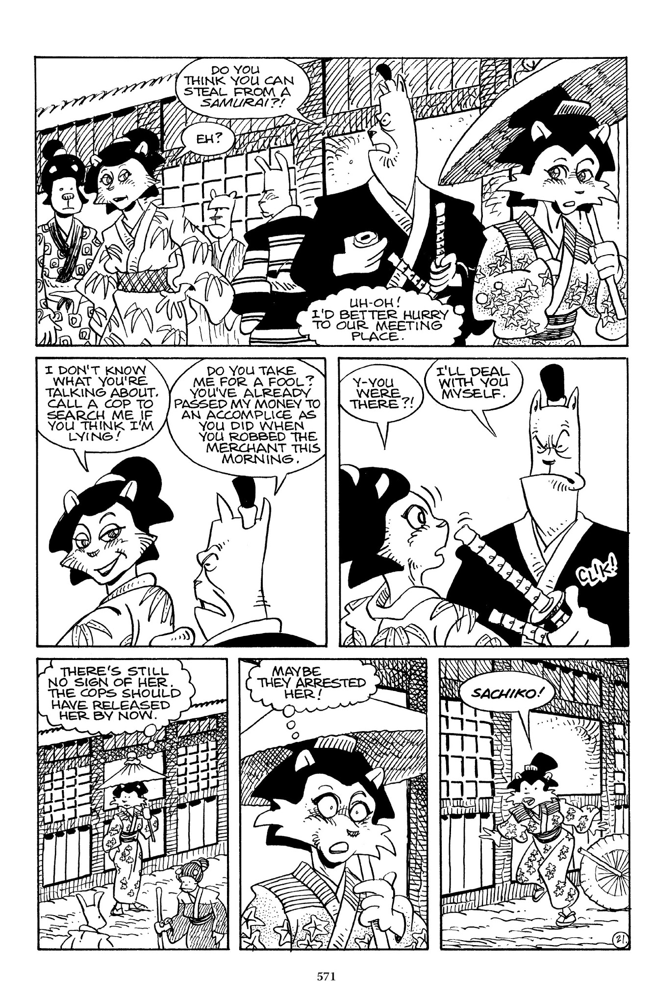 Read online The Usagi Yojimbo Saga comic -  Issue # TPB 3 - 566