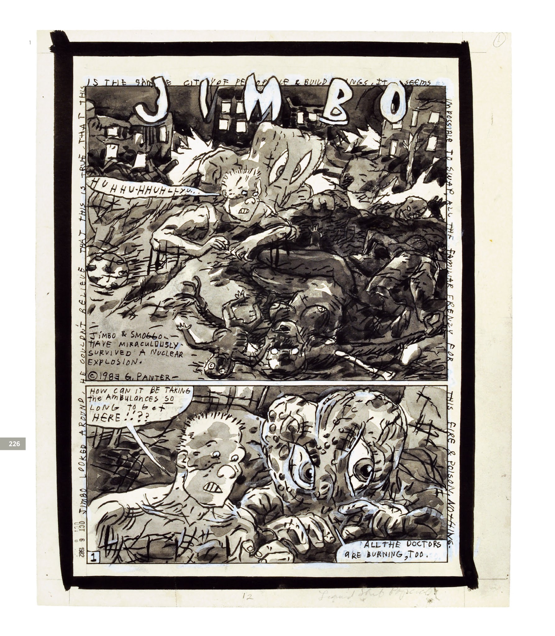 Read online The Blighted Eye: Original Comic Art From the Glenn Bray Collection comic -  Issue # TPB - 223