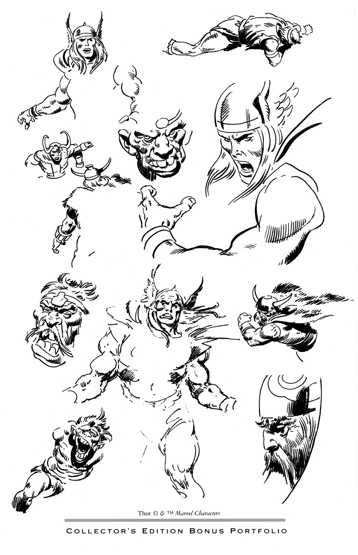 Read online John Buscema Sketchbook comic -  Issue # TPB - 122