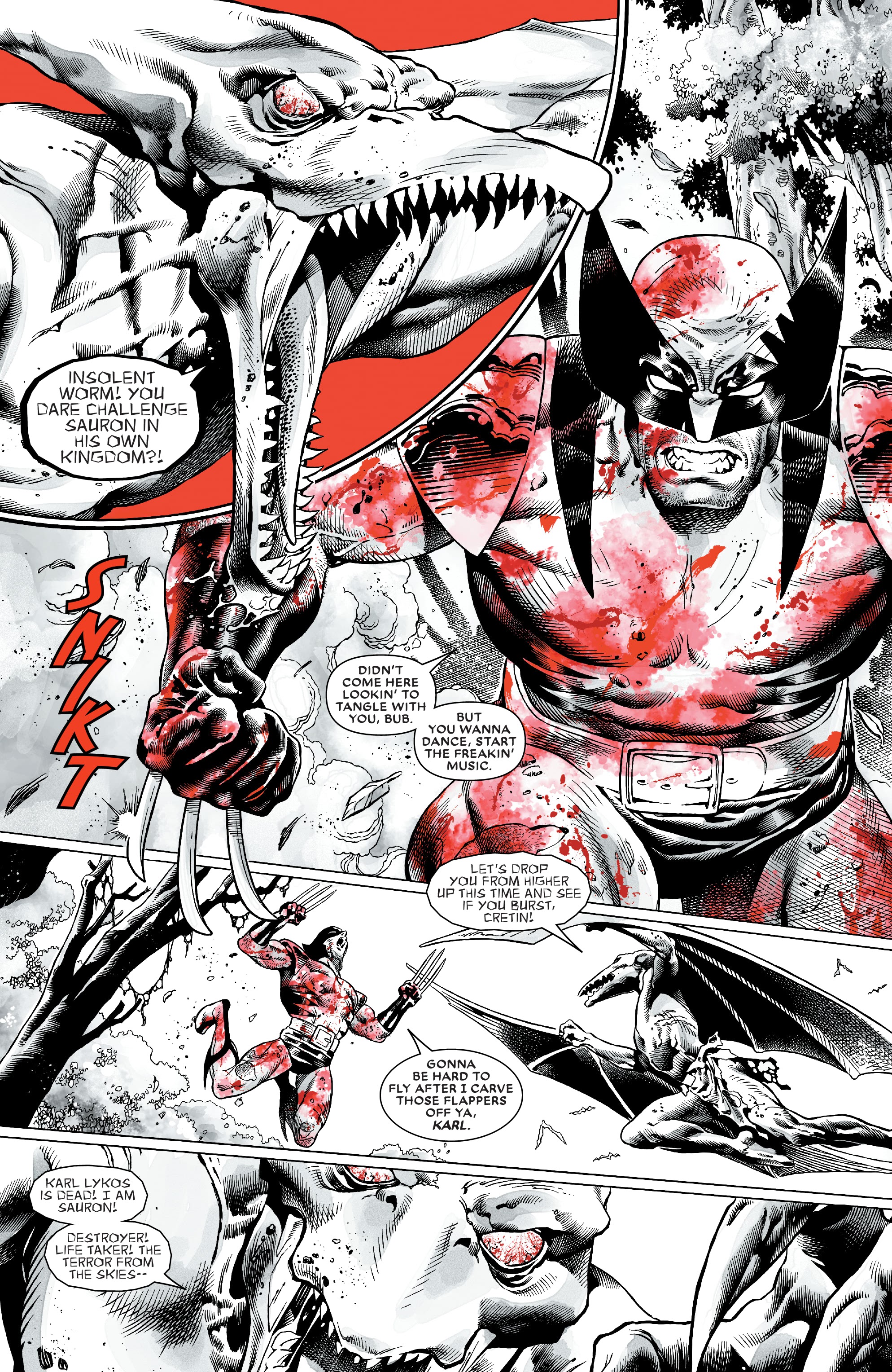 Read online Wolverine: Black, White & Blood comic -  Issue #4 - 25