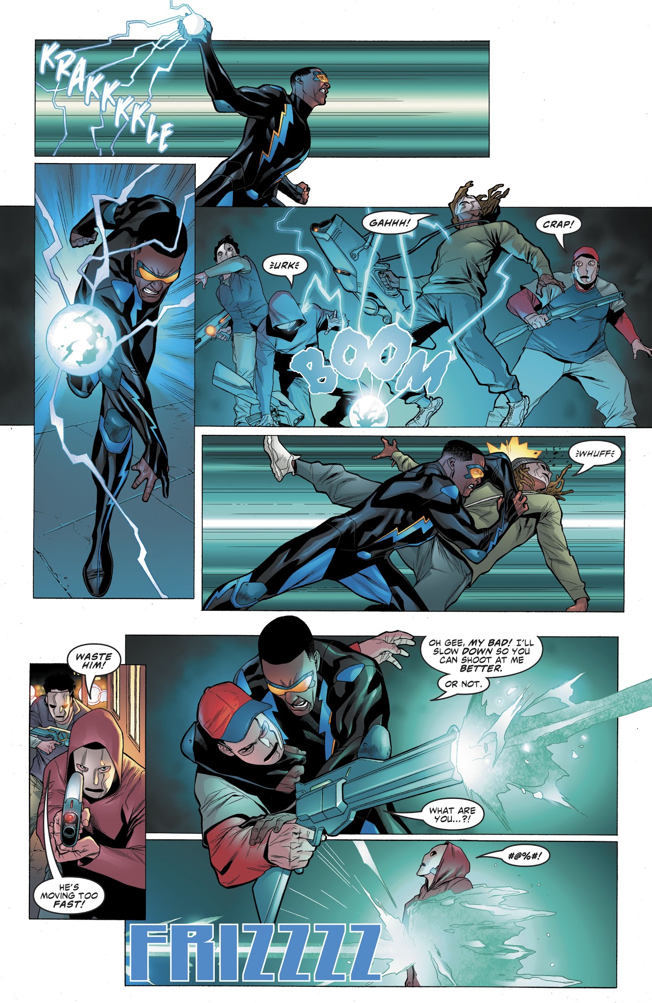 Read online Black Lightning: Cold Dead Hands comic -  Issue #1 - 21