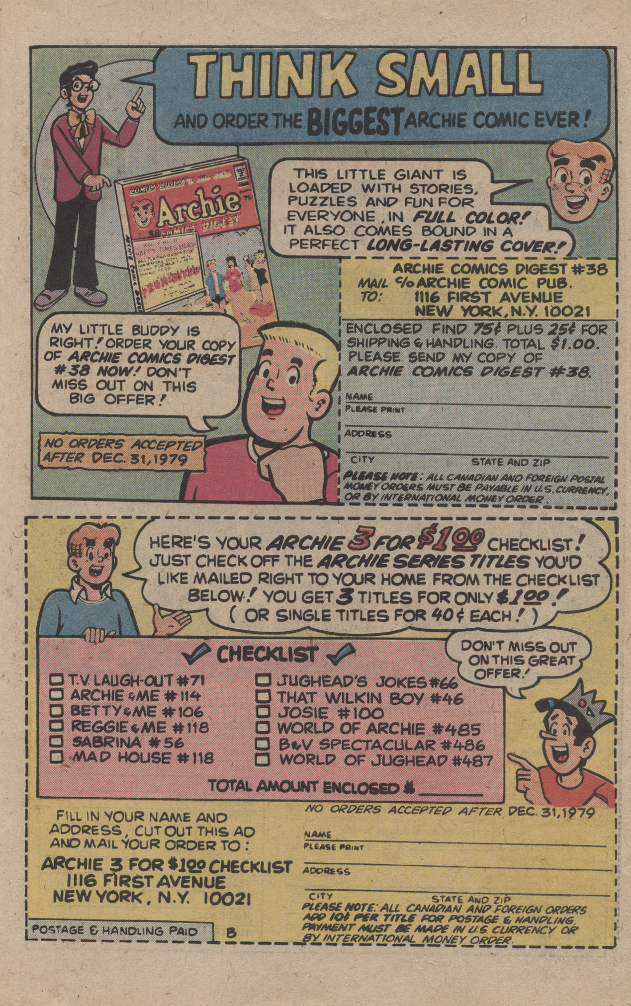Read online Archie's Joke Book Magazine comic -  Issue #260 - 27