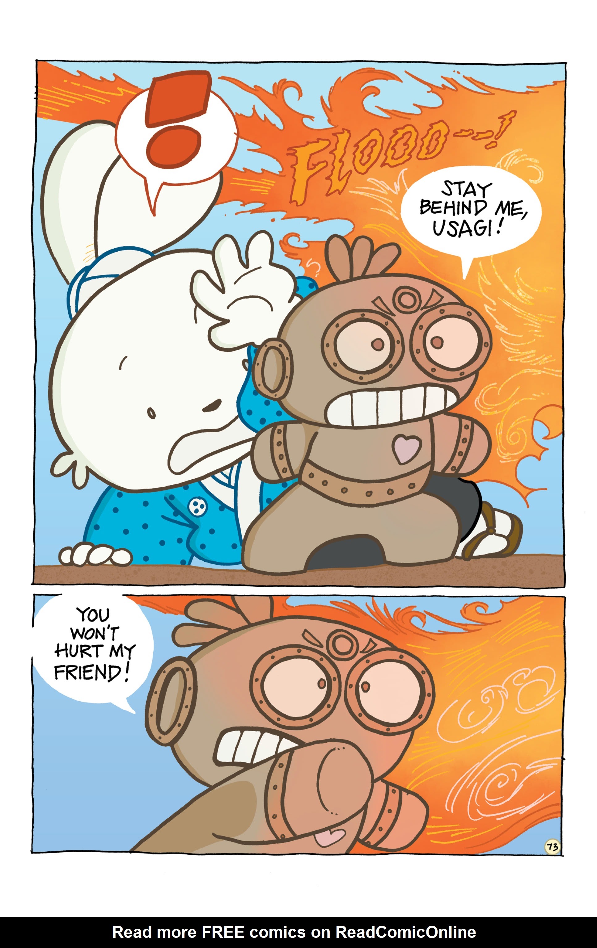 Read online Chibi-Usagi: Attack of the Heebie Chibis comic -  Issue # TPB - 77