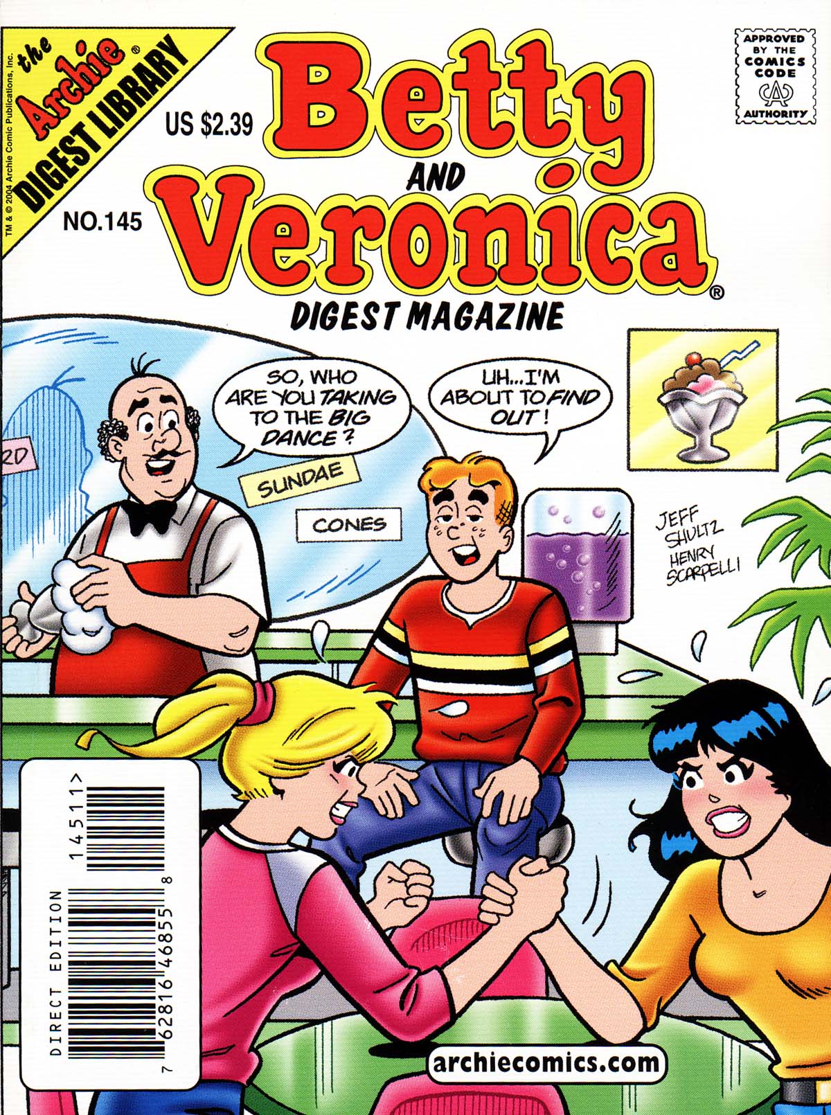 Read online Betty and Veronica Digest Magazine comic -  Issue #145 - 1