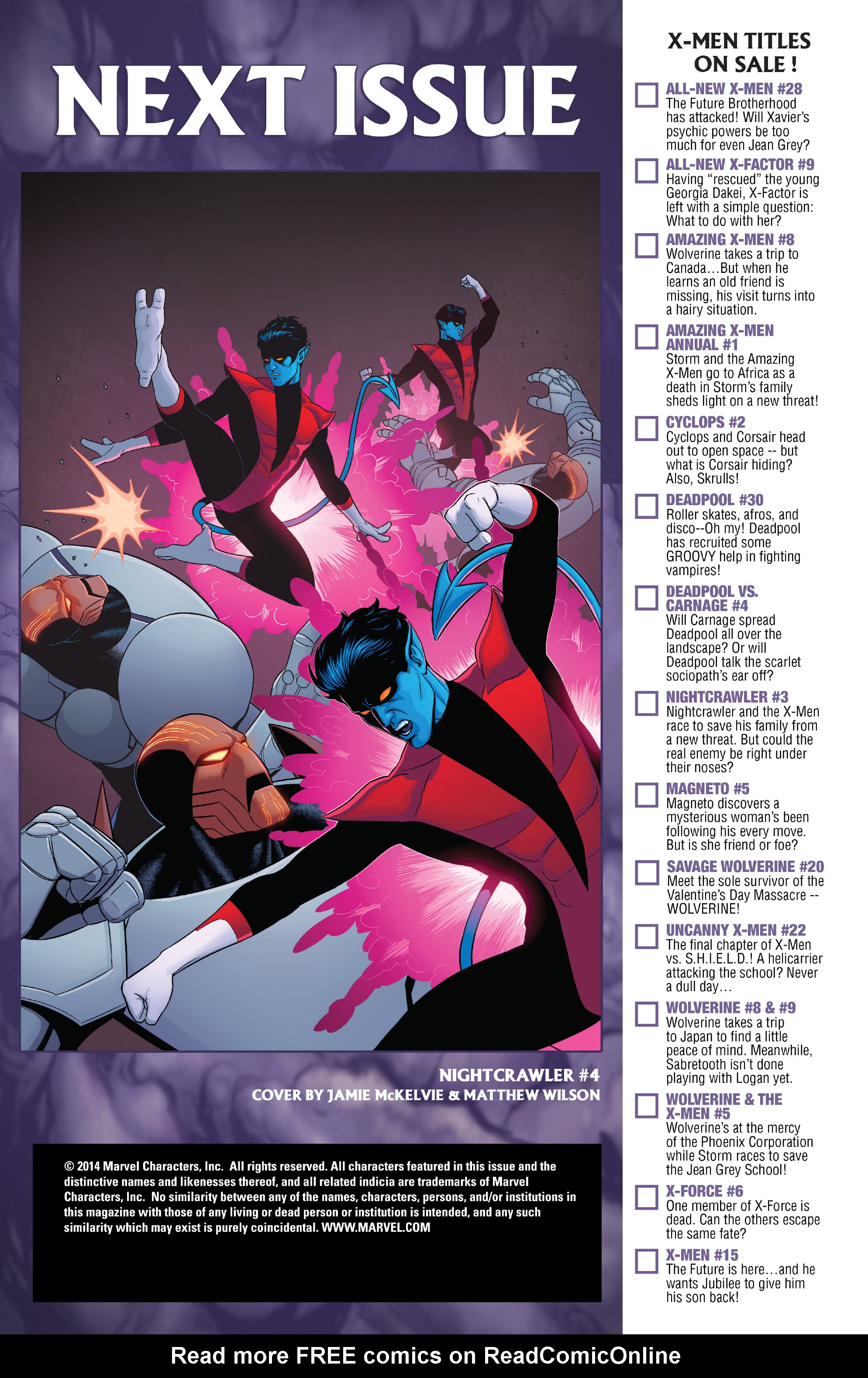 Read online Nightcrawler (2014) comic -  Issue #3 - 22