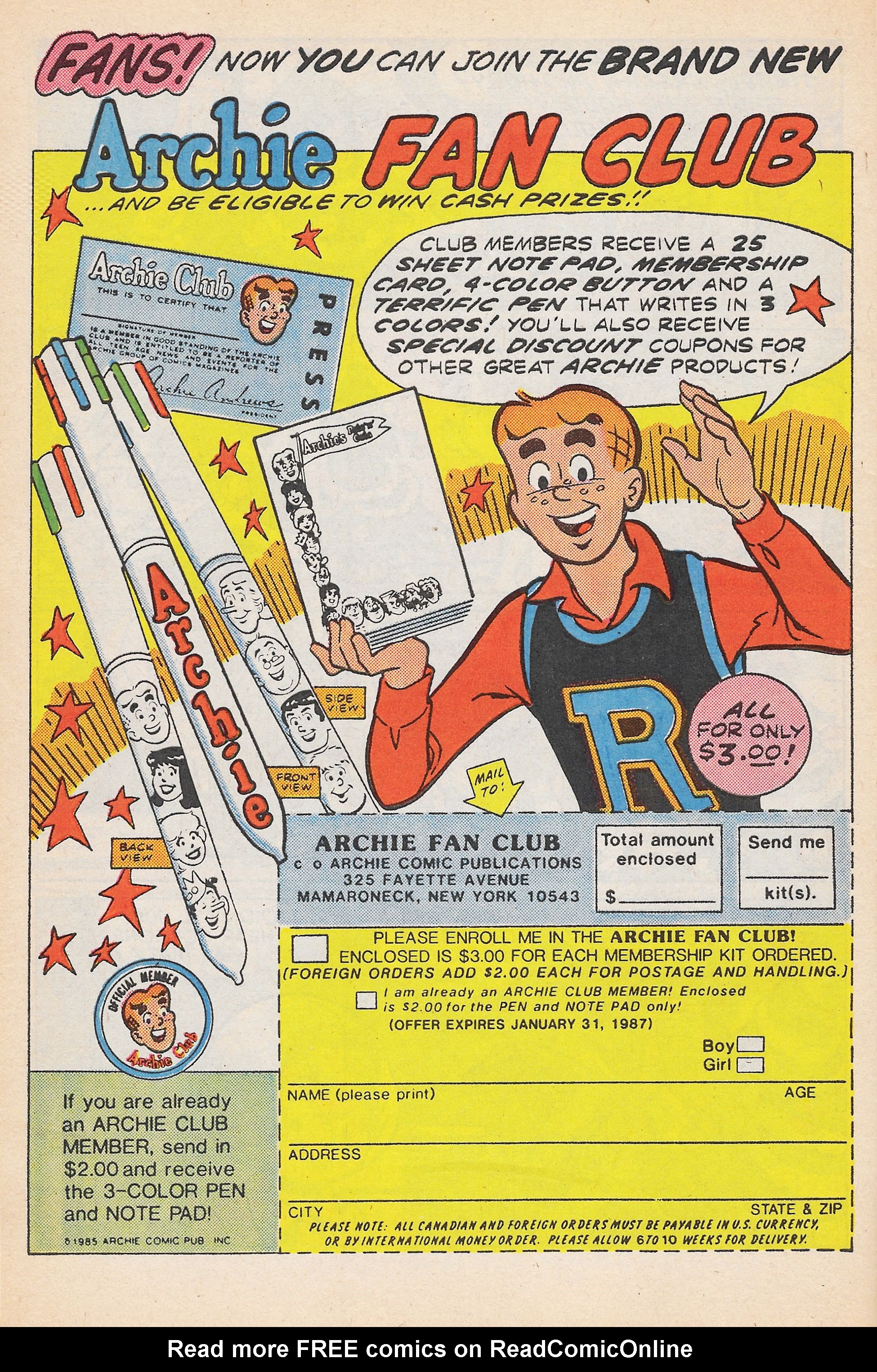 Read online Archie Giant Series Magazine comic -  Issue #566 - 34
