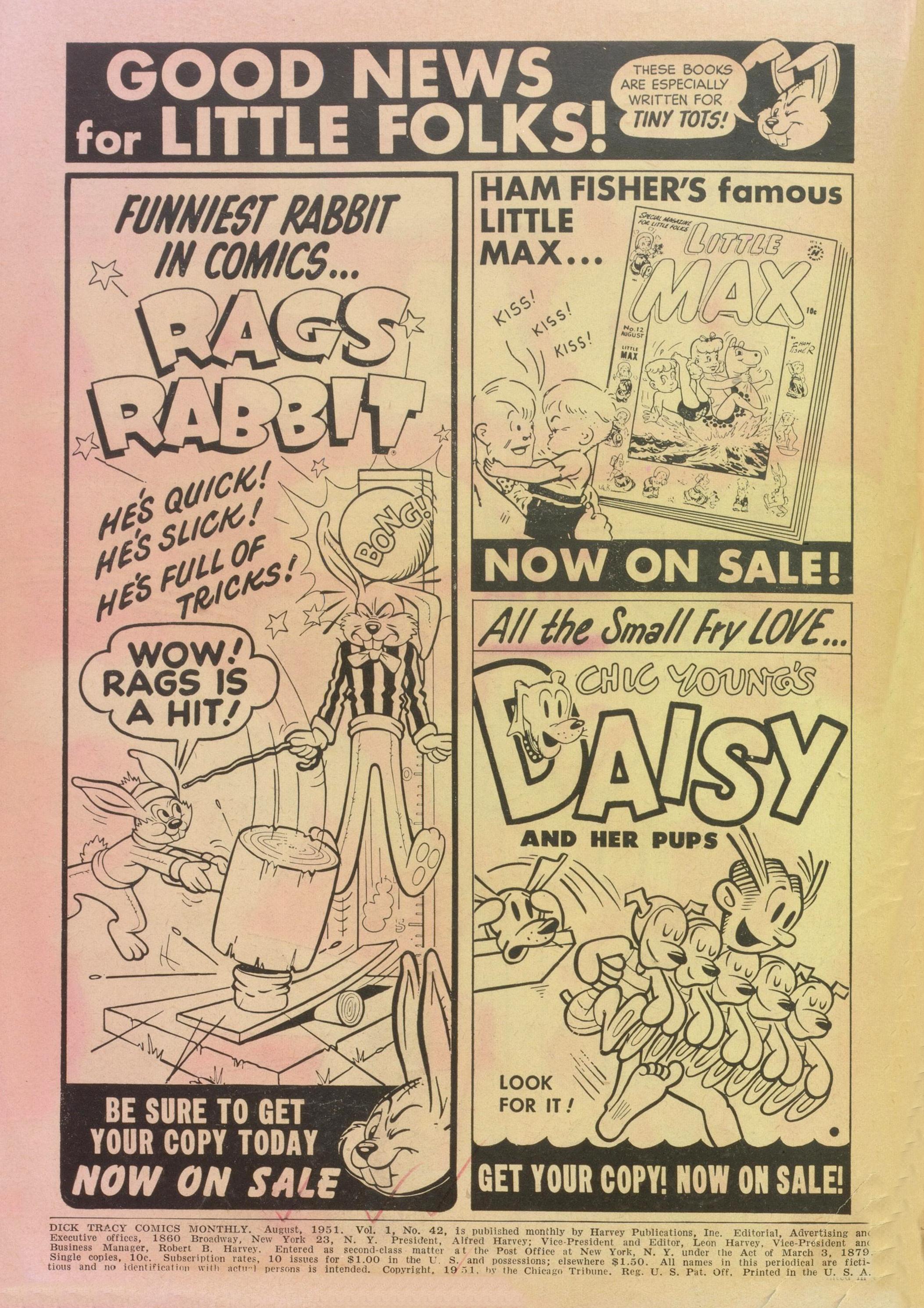 Read online Dick Tracy comic -  Issue #42 - 2