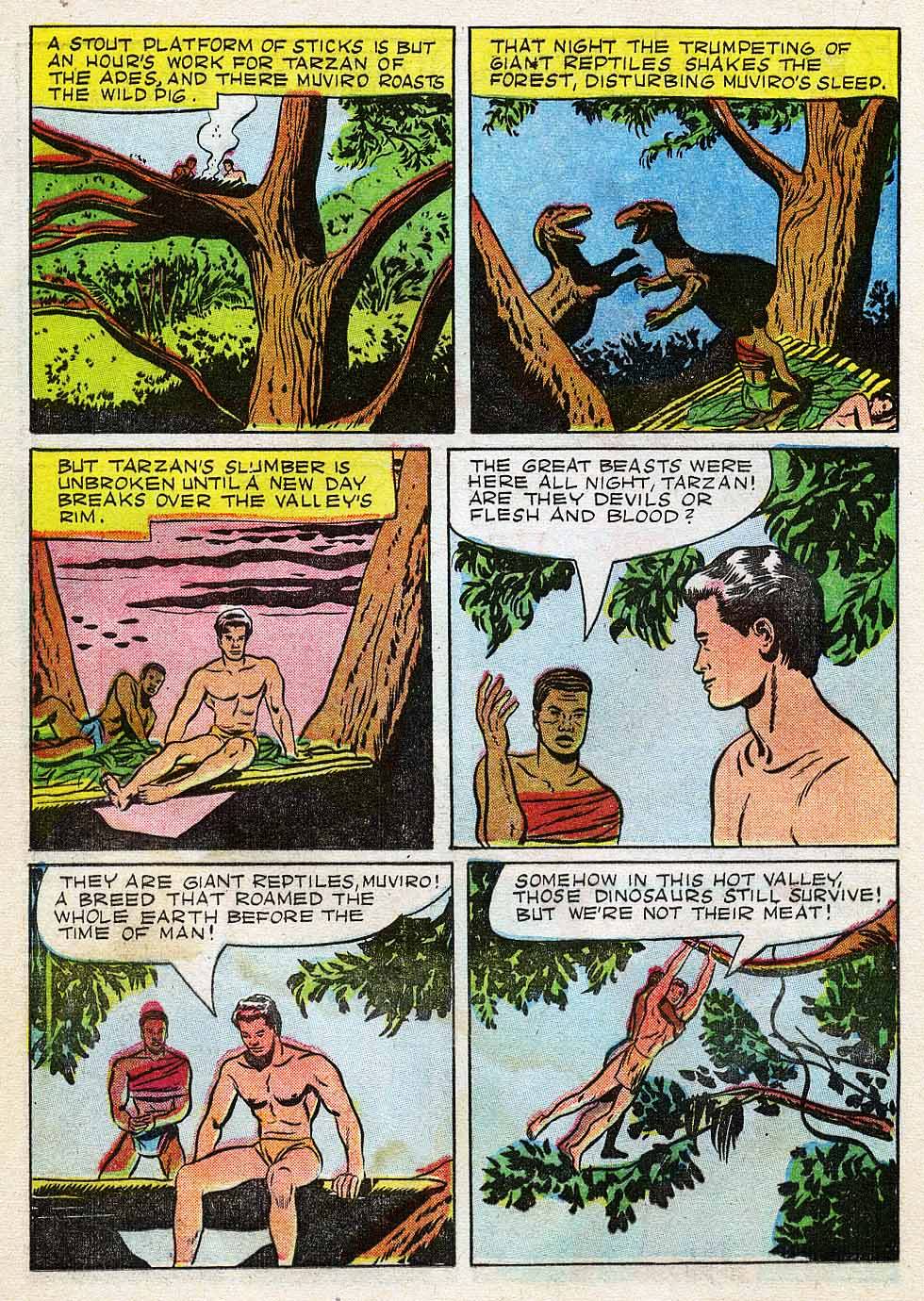 Read online Tarzan (1948) comic -  Issue #7 - 20
