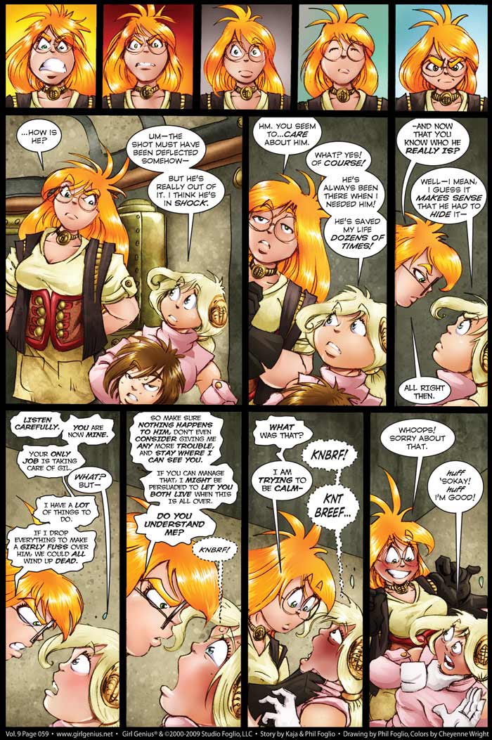 Read online Girl Genius (2002) comic -  Issue #9 - 60