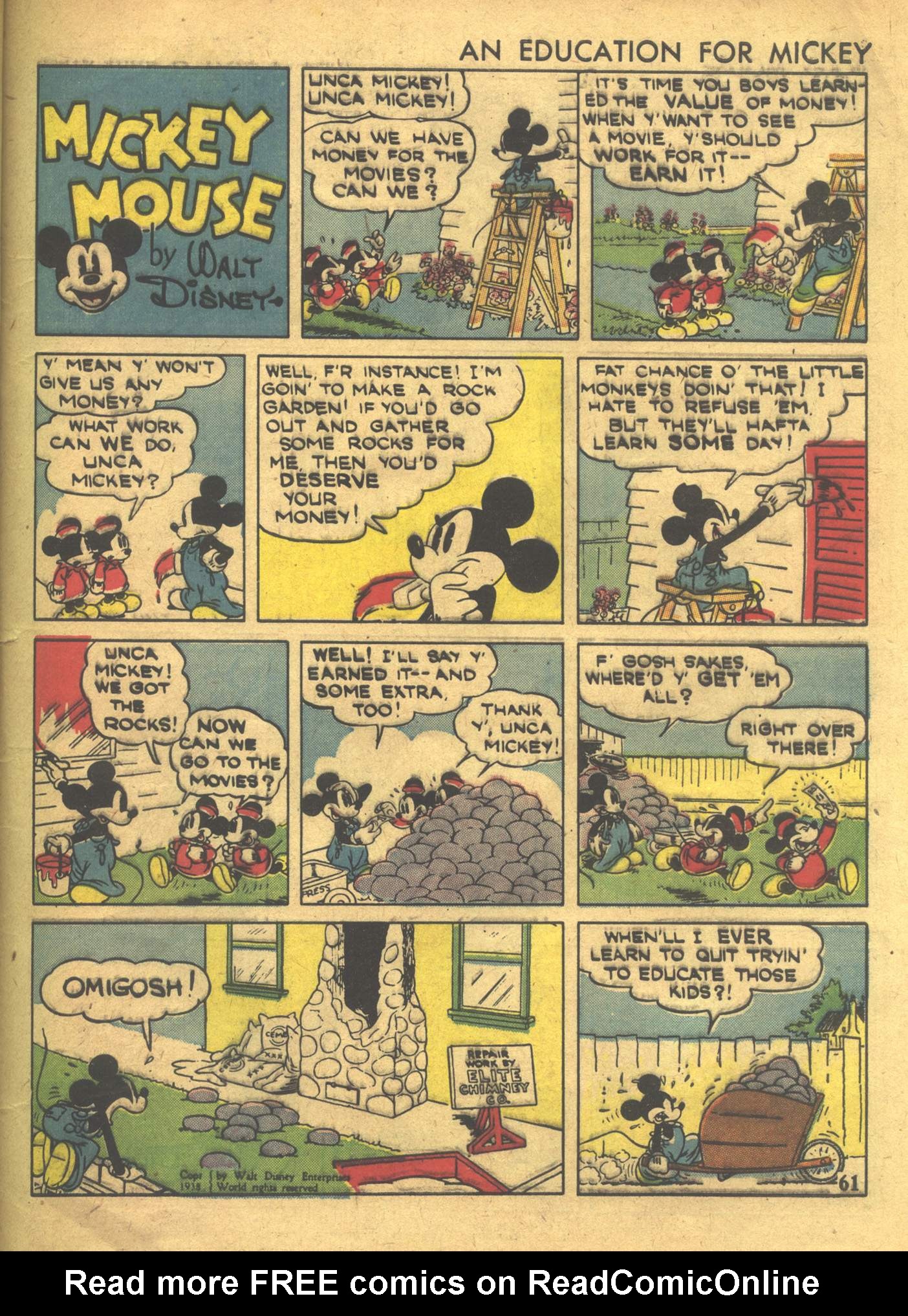 Read online Walt Disney's Comics and Stories comic -  Issue #13 - 63
