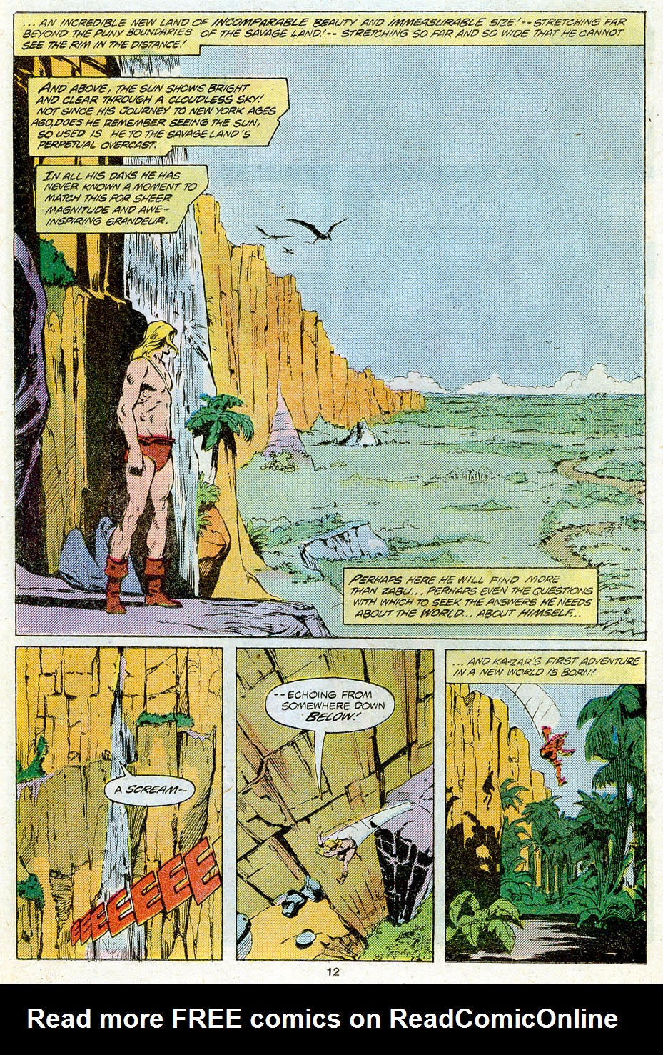 Read online Ka-Zar the Savage comic -  Issue #1 - 12