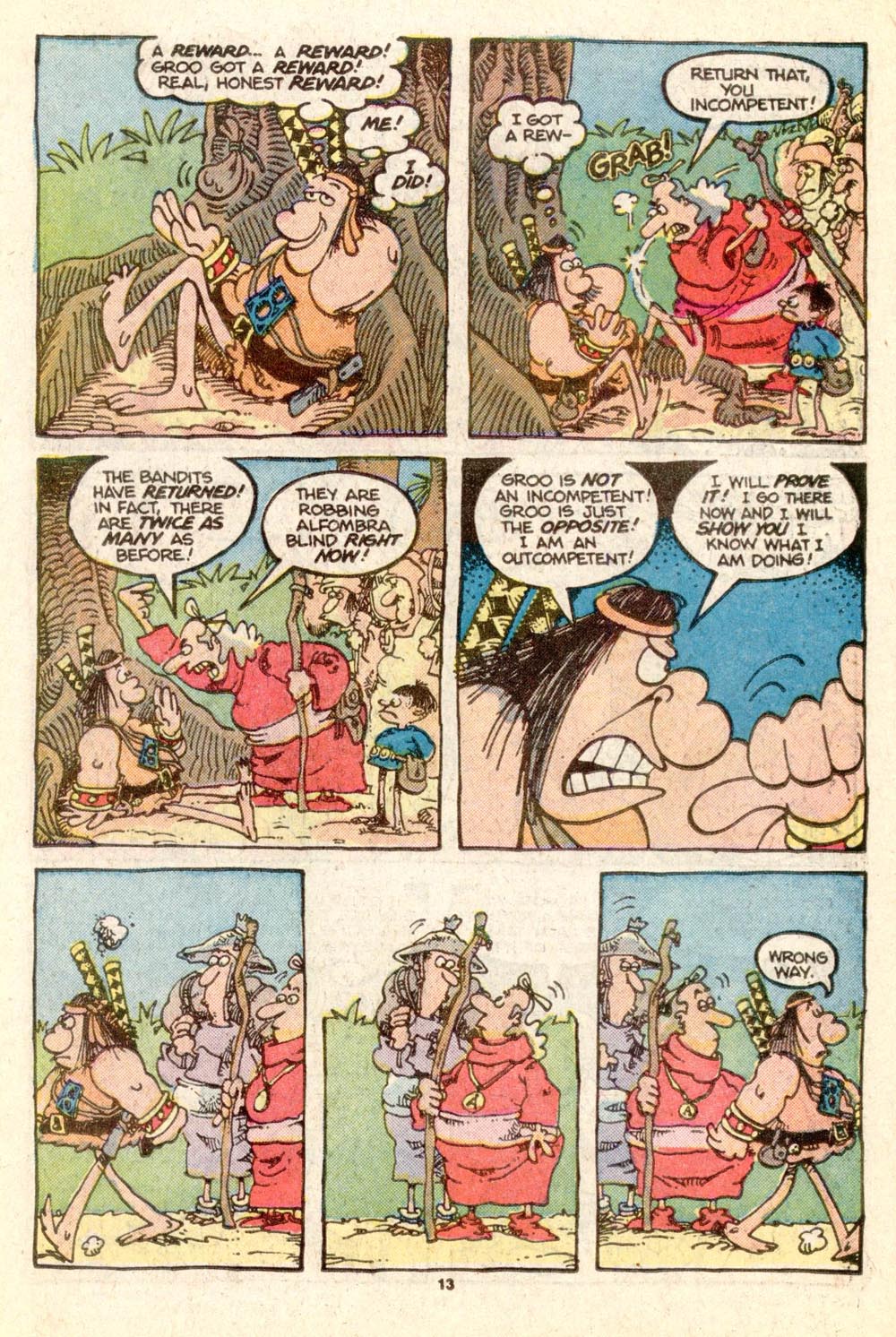 Read online Sergio Aragonés Groo the Wanderer comic -  Issue #25 - 13