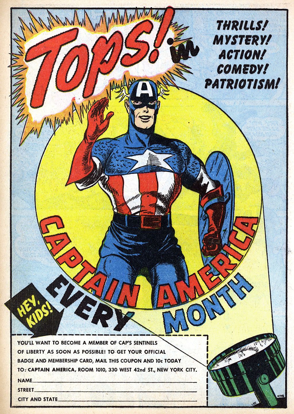 Read online Captain America Comics comic -  Issue #19 - 20