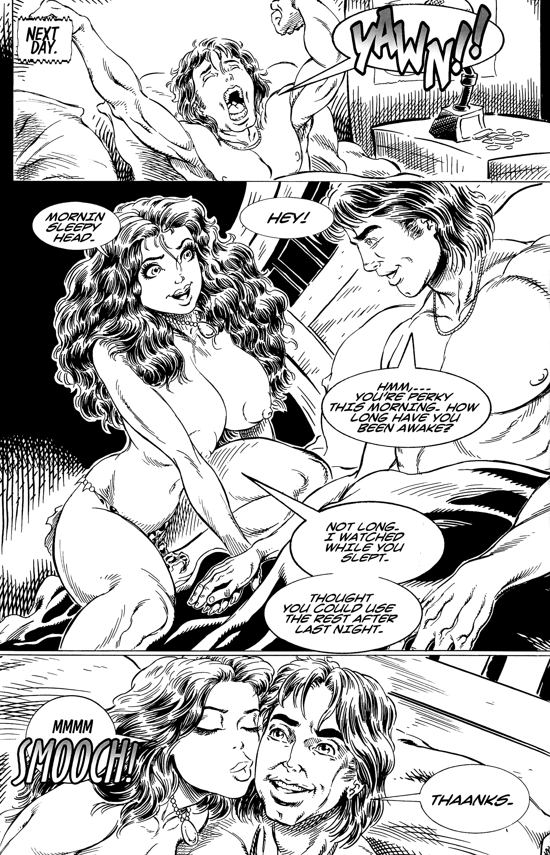 Read online Cavewoman: Snow comic -  Issue #1 - 4