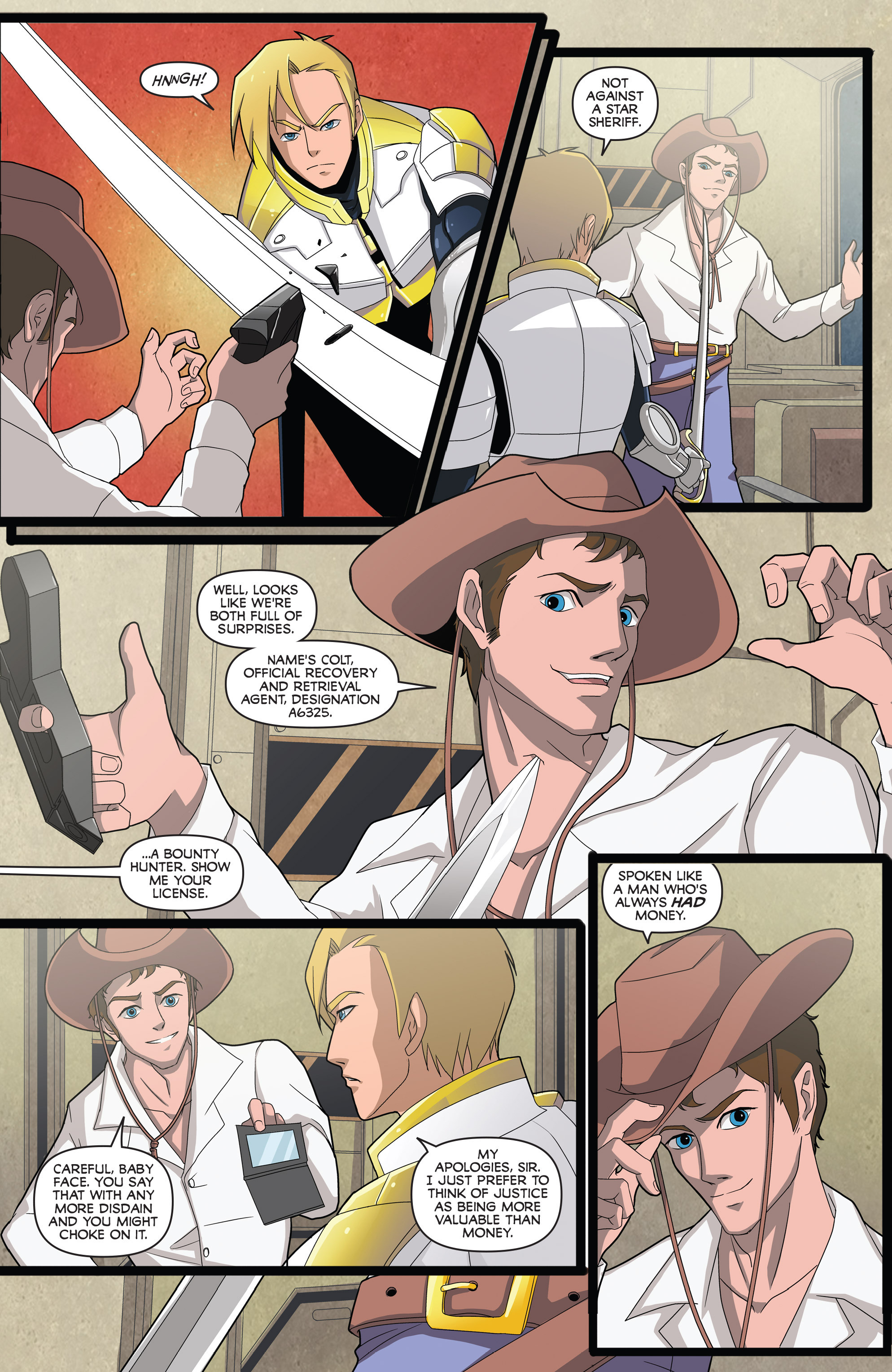 Read online Saber Rider and the Star Sheriffs comic -  Issue #1 - 7