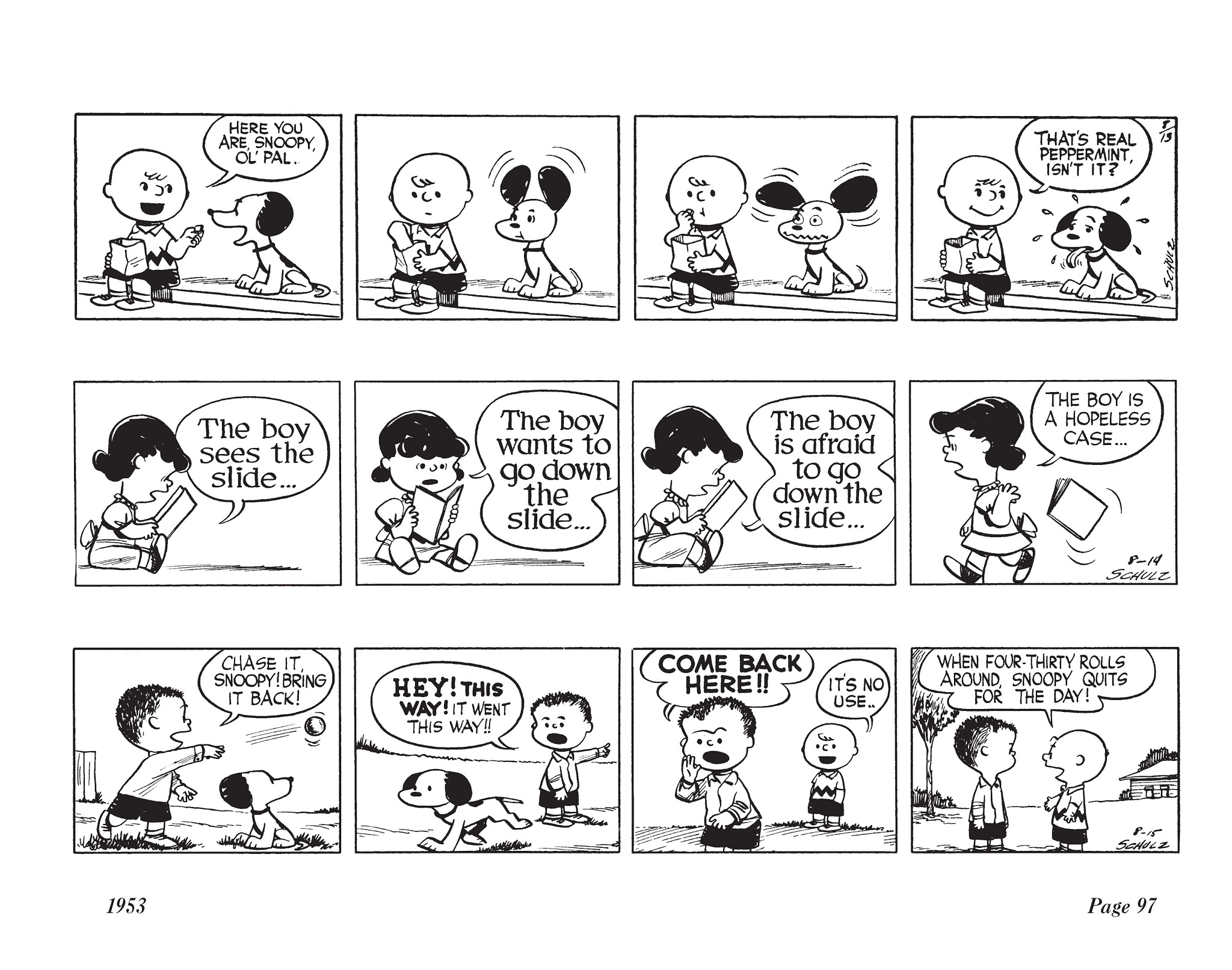 Read online The Complete Peanuts comic -  Issue # TPB 2 - 111