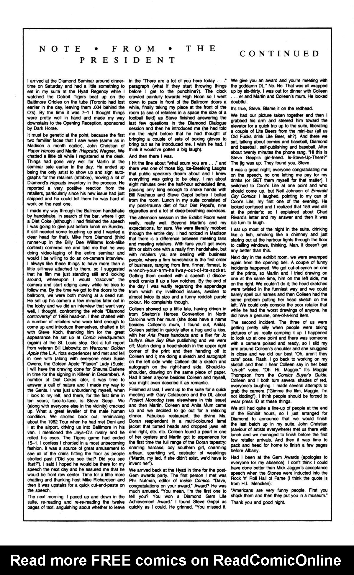 Read online Cerebus comic -  Issue #160 - 22