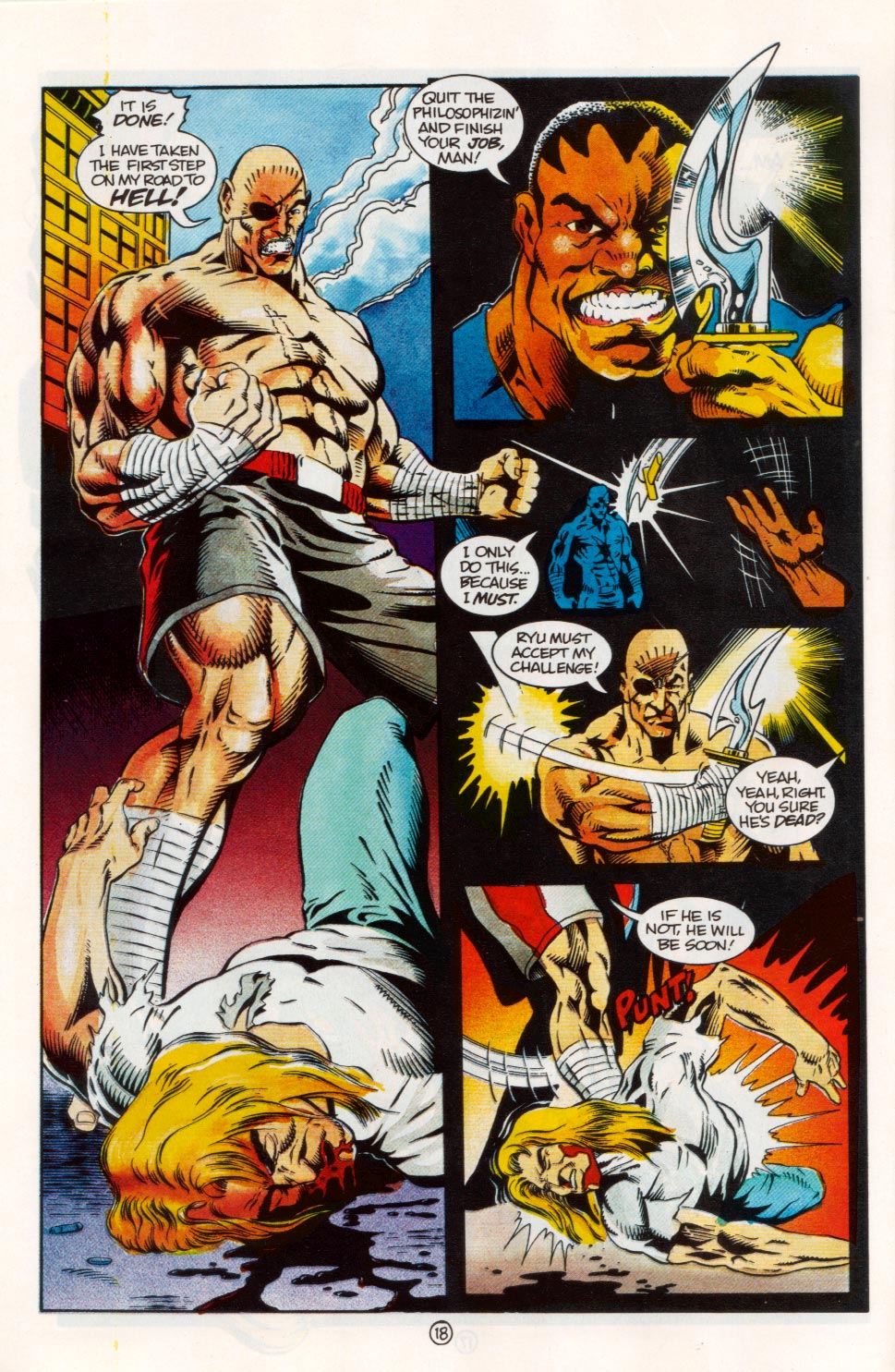 Read online Street Fighter (1991) comic -  Issue #2 - 19