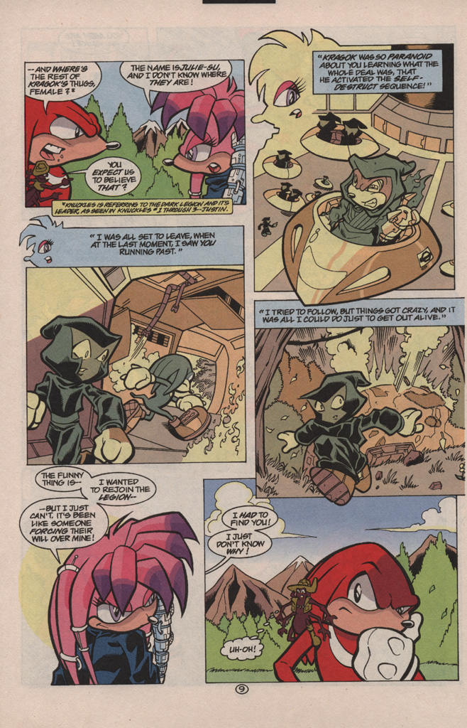 Read online Knuckles the Echidna comic -  Issue #4 - 14