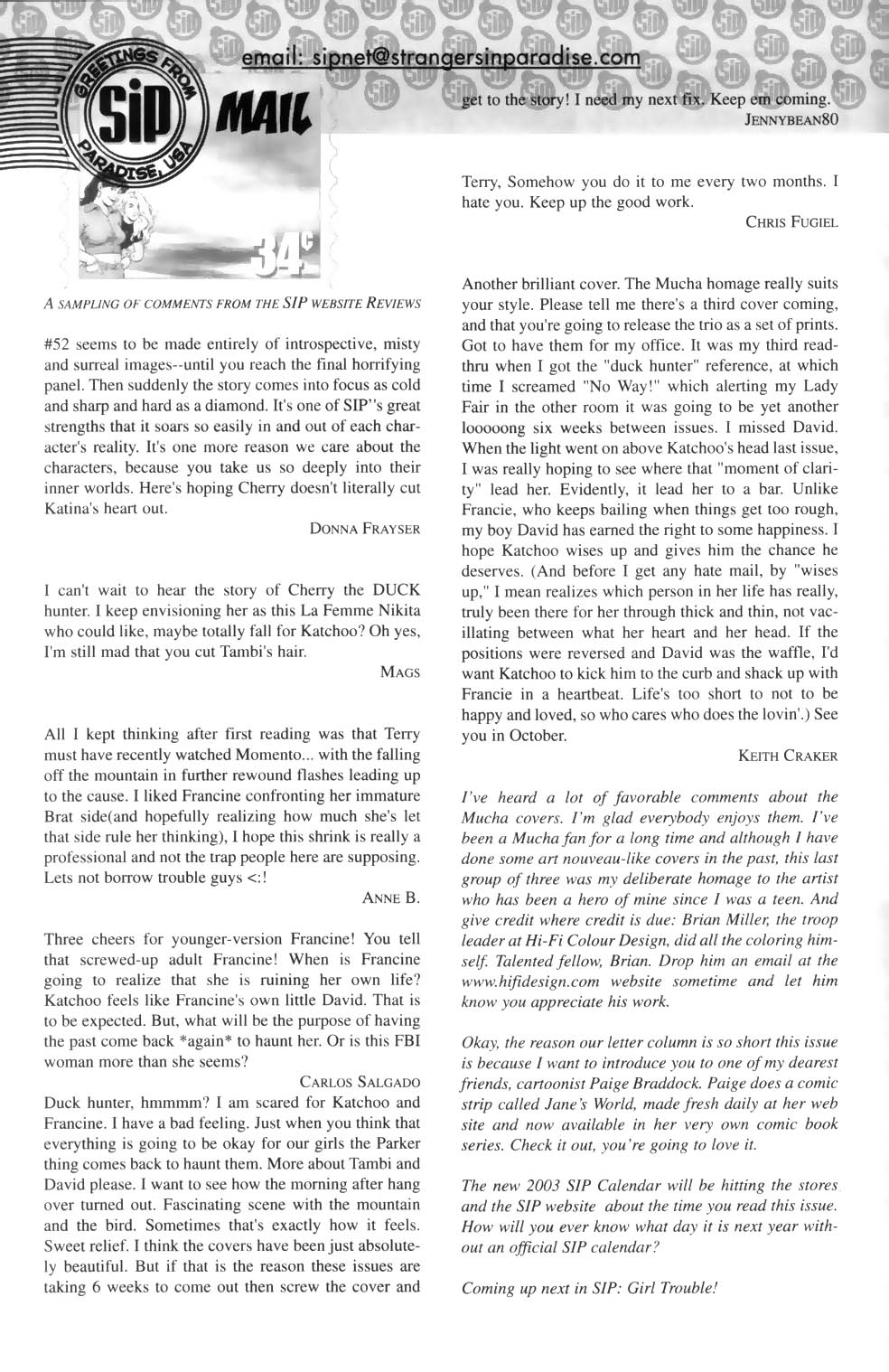 Read online Strangers in Paradise comic -  Issue #53 - 21