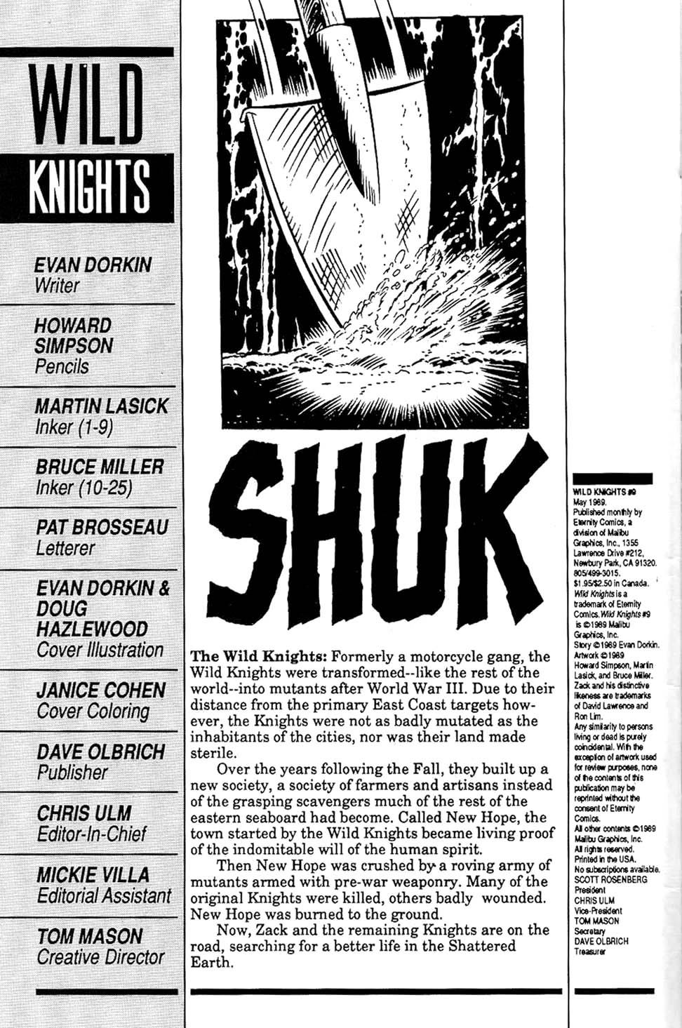 Read online Wild Knights comic -  Issue #9 - 2