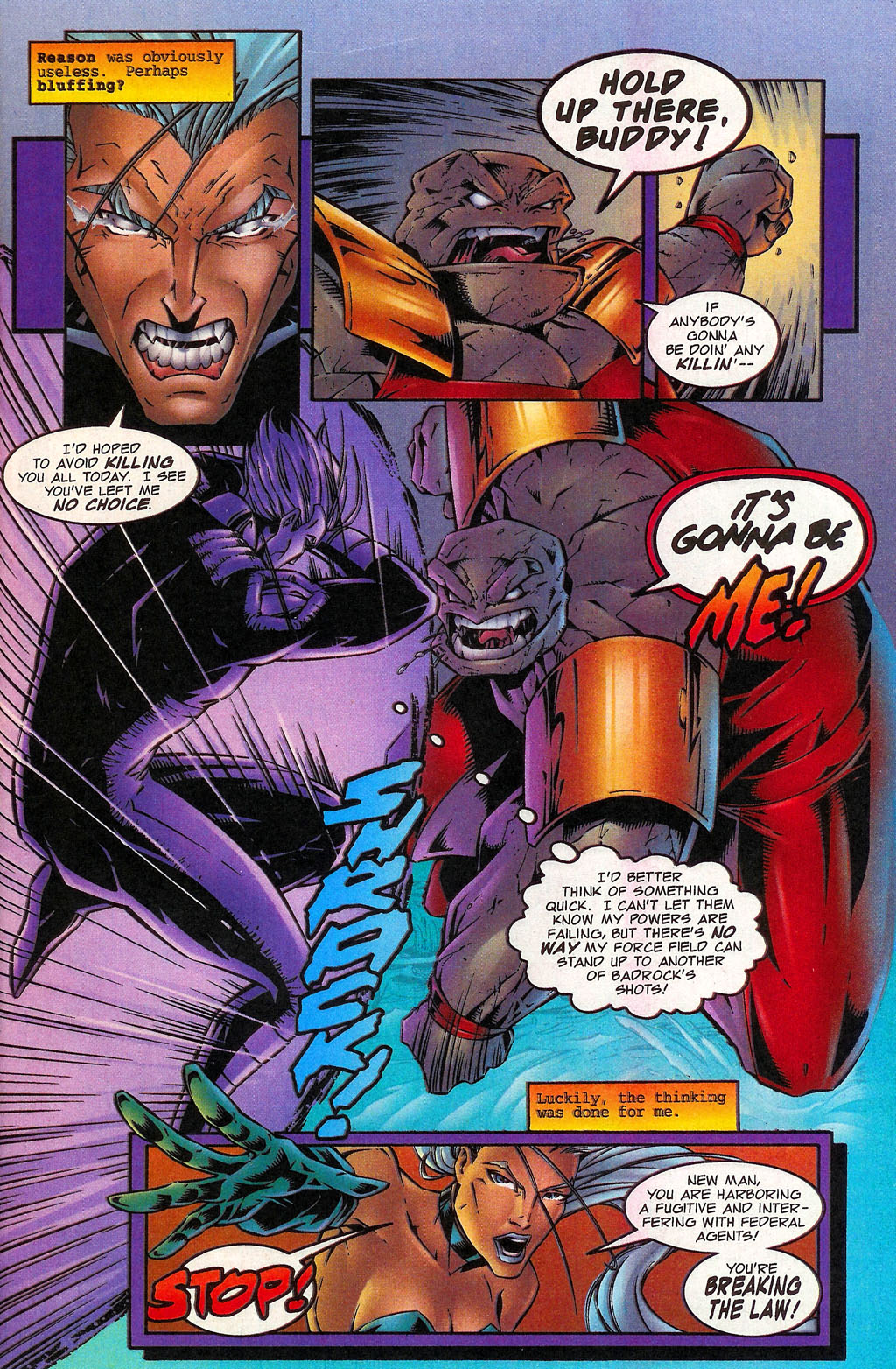 Read online New Man comic -  Issue #4 - 5