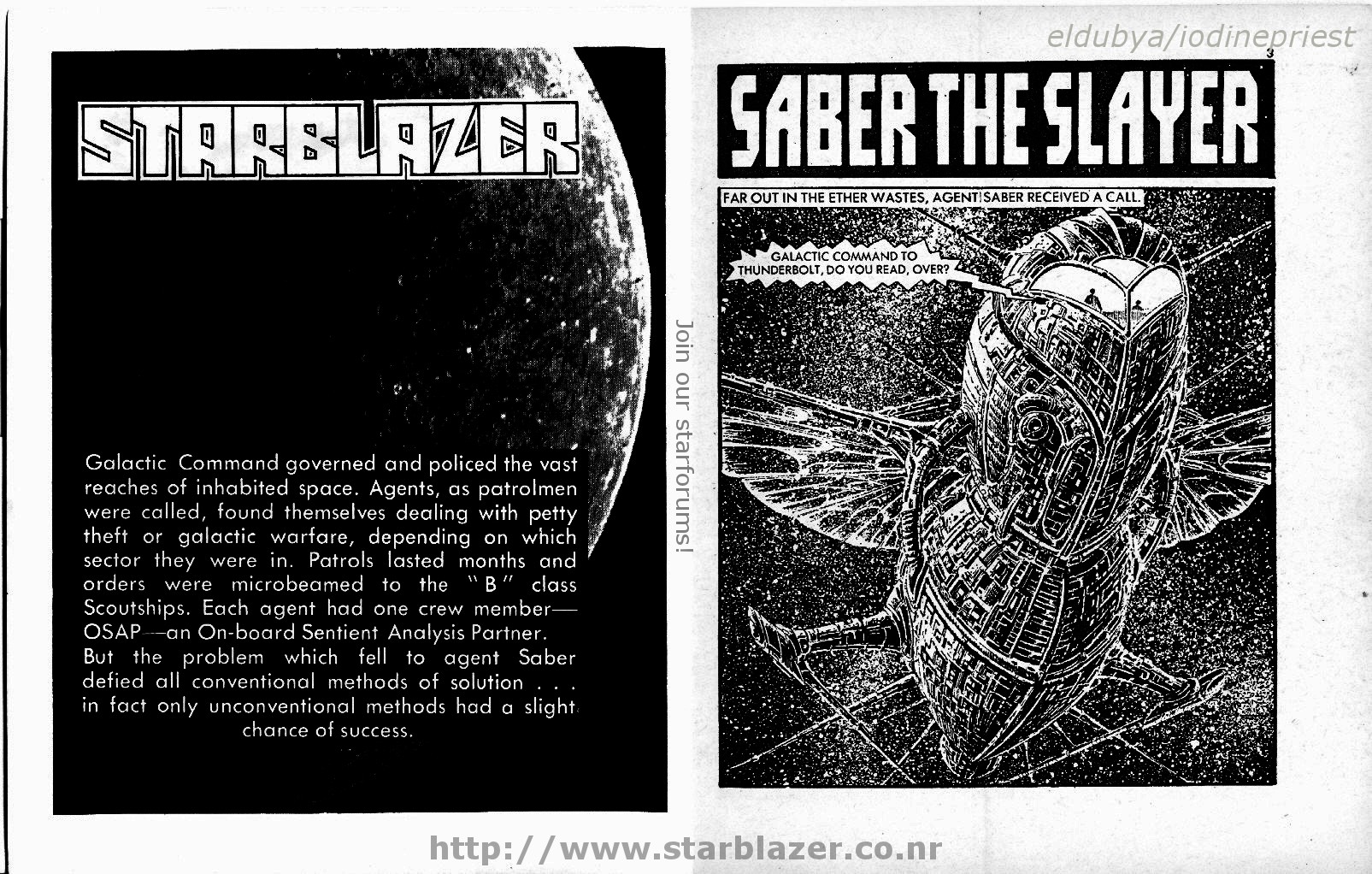 Read online Starblazer comic -  Issue #125 - 3
