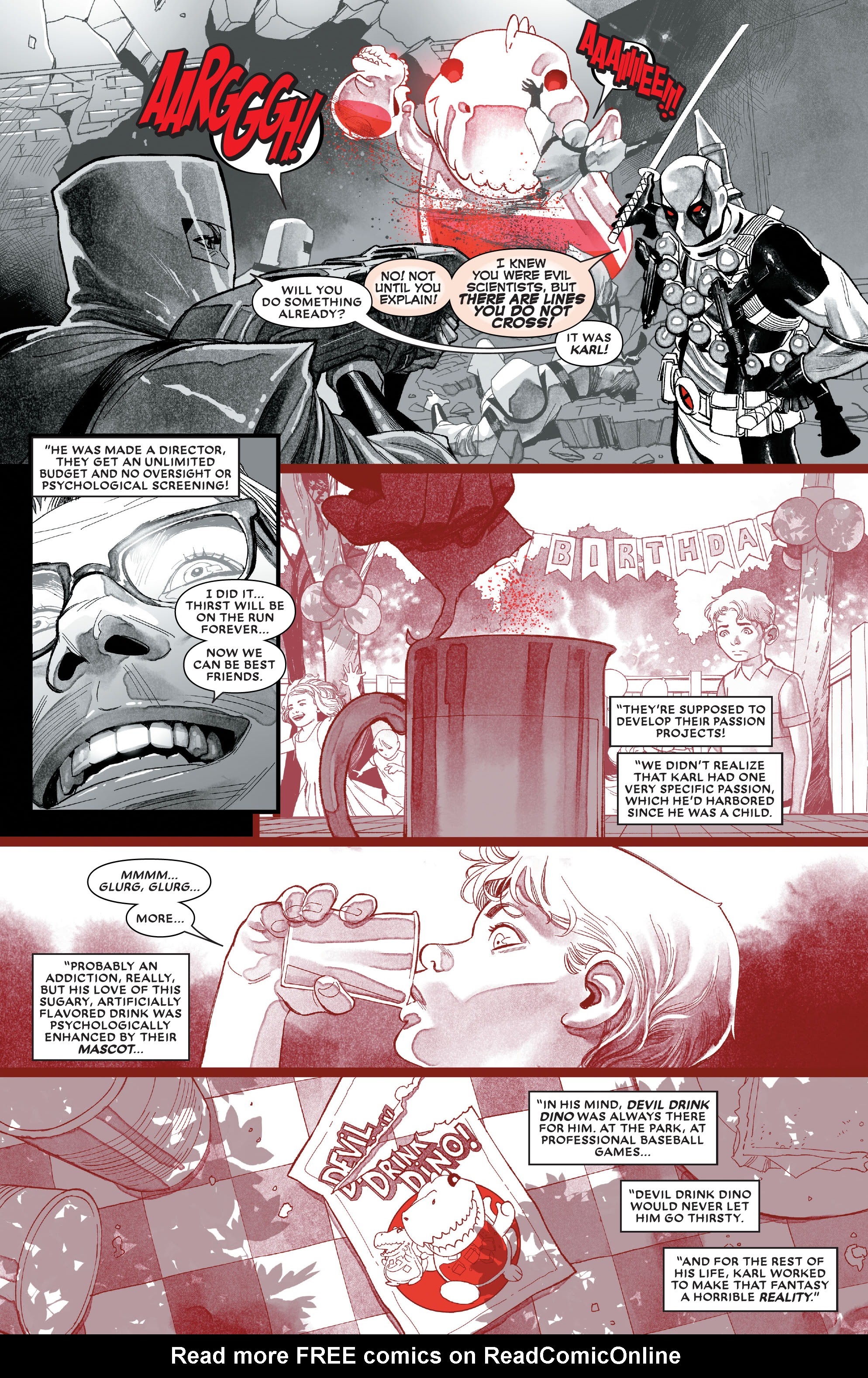 Read online Deadpool: Black, White & Blood comic -  Issue #4 - 7