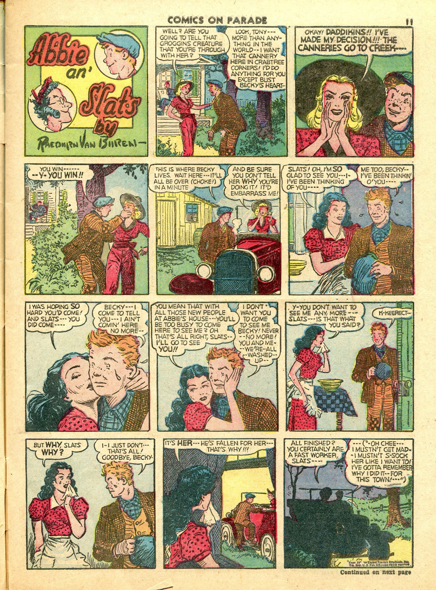 Read online Comics on Parade comic -  Issue #24 - 12