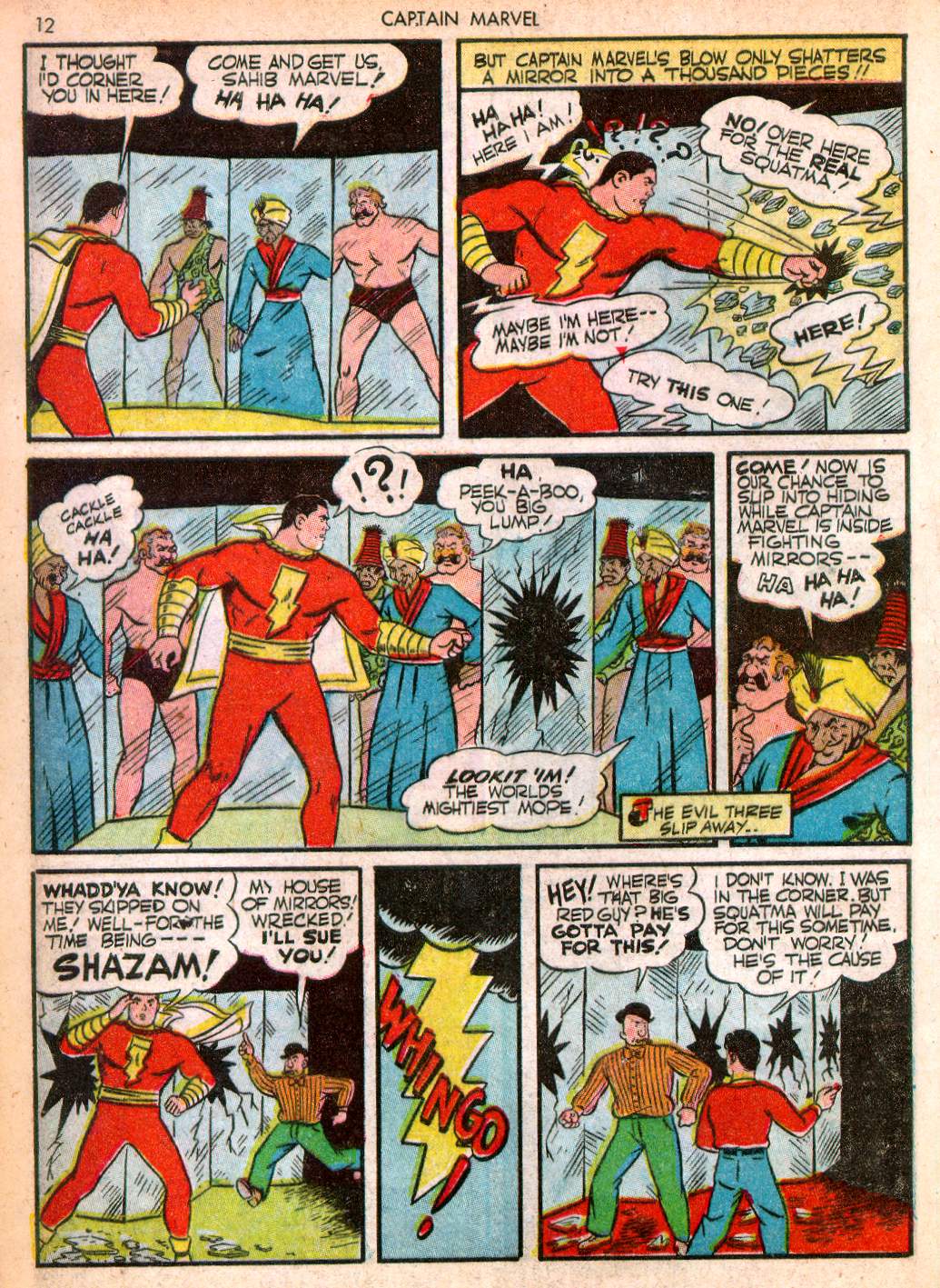 Read online Captain Marvel Adventures comic -  Issue #10 - 12