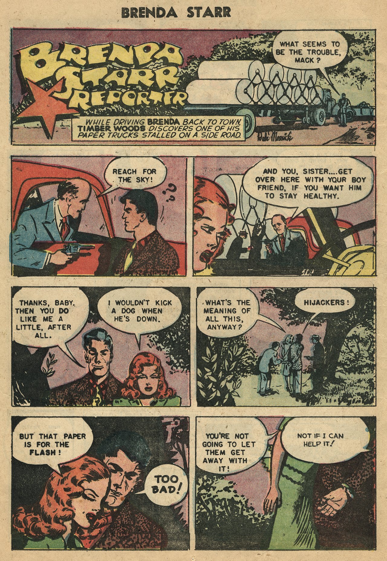 Read online Brenda Starr (1948) comic -  Issue #14 - 12