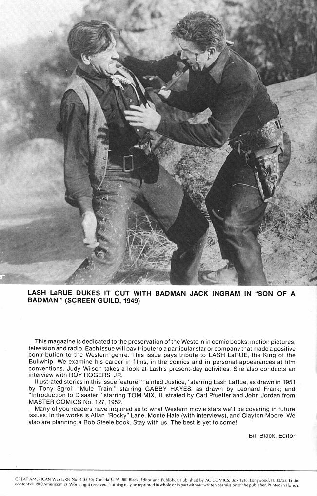 Read online Great American Western comic -  Issue #4 - 2