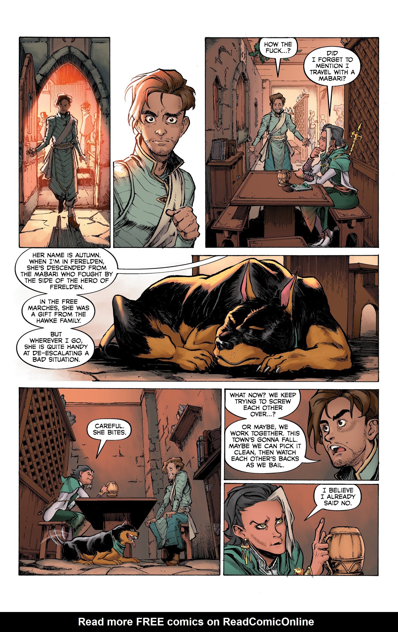 Read online Dragon Age: Deception comic -  Issue #1 - 16