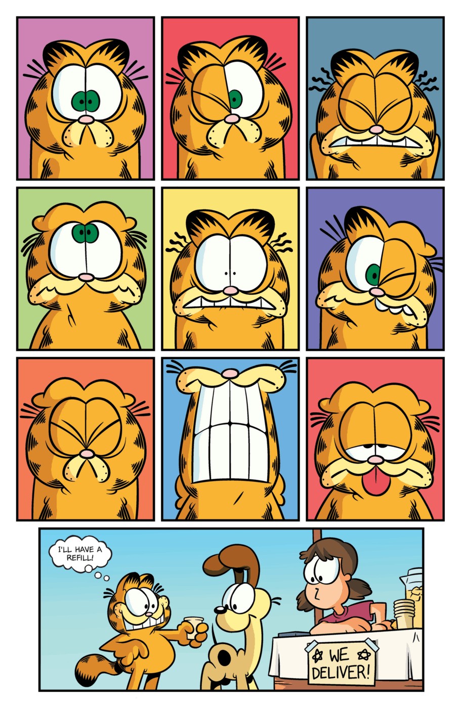 Garfield комиксы