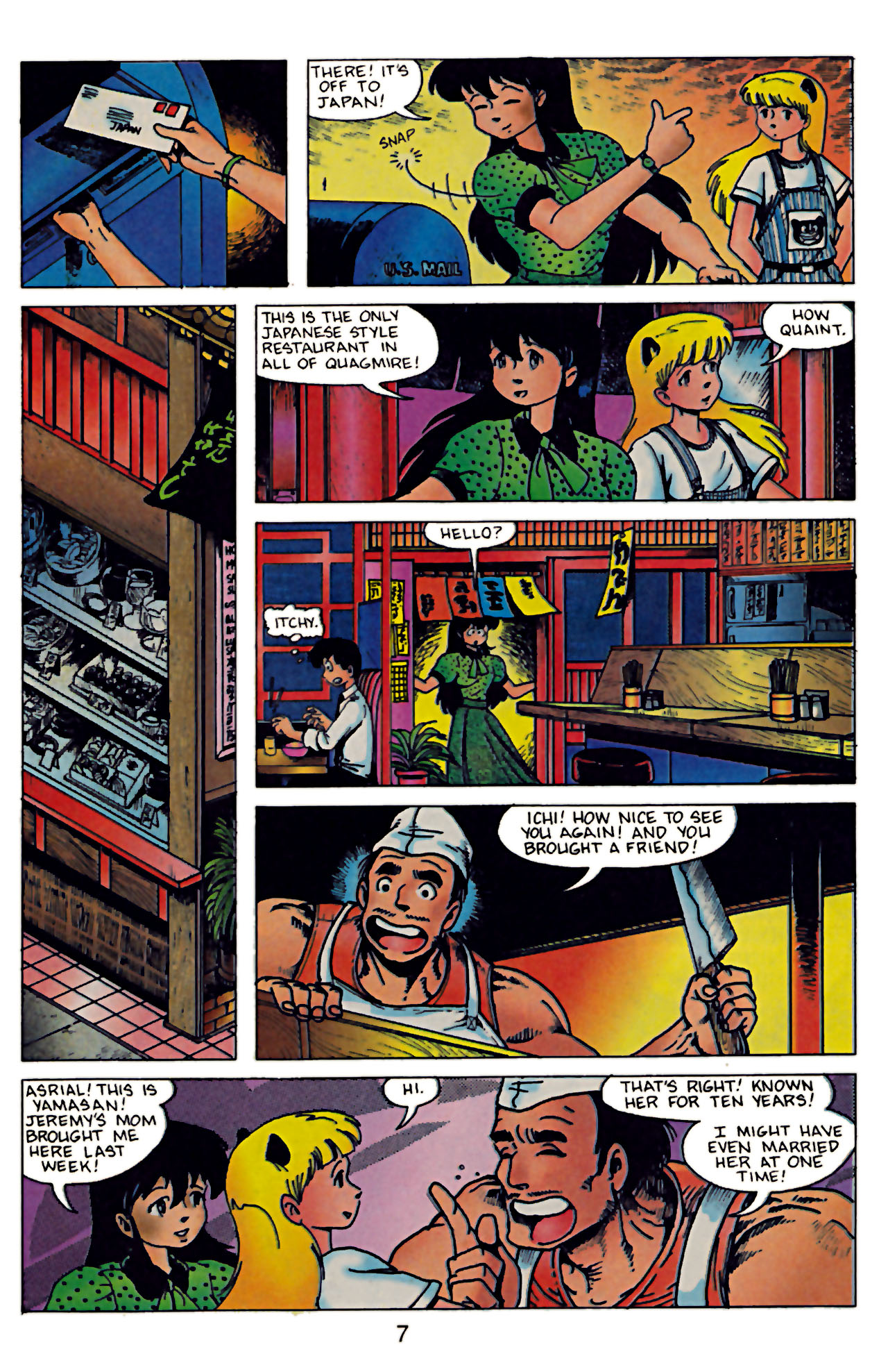 Read online Ninja High School In Color comic -  Issue #7 - 9