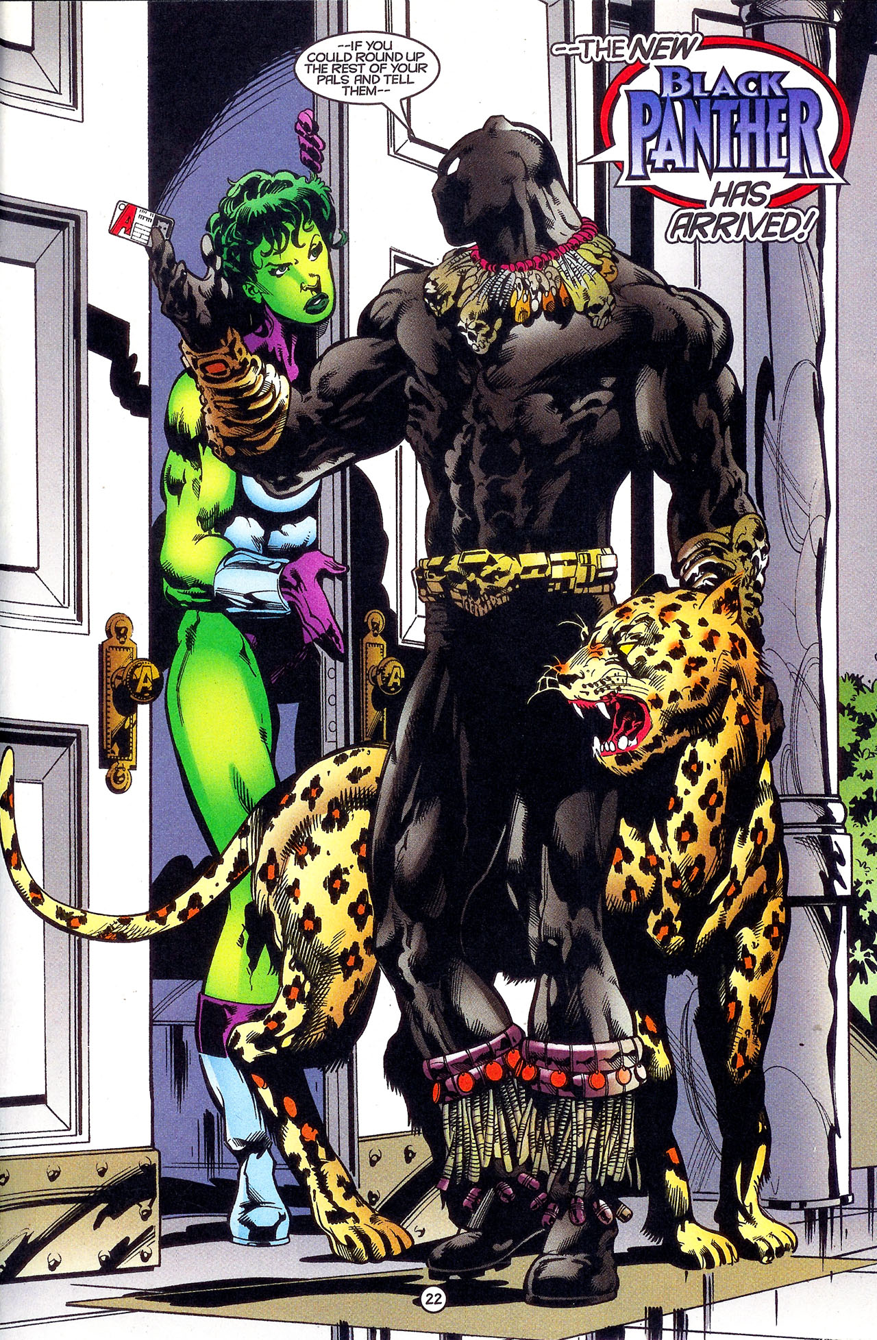Read online Black Panther (1998) comic -  Issue #22 - 23