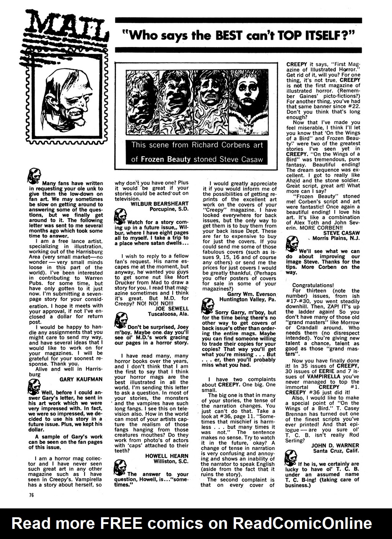 Read online Creepy Archives comic -  Issue # TPB 8 (Part 1) - 77